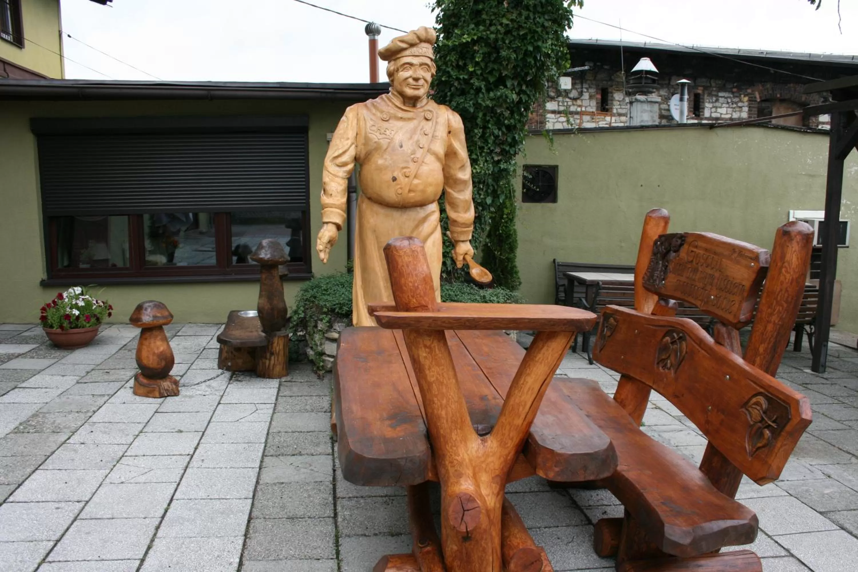 Patio in Hotel Komfort Inn - Dwór Hubertus
