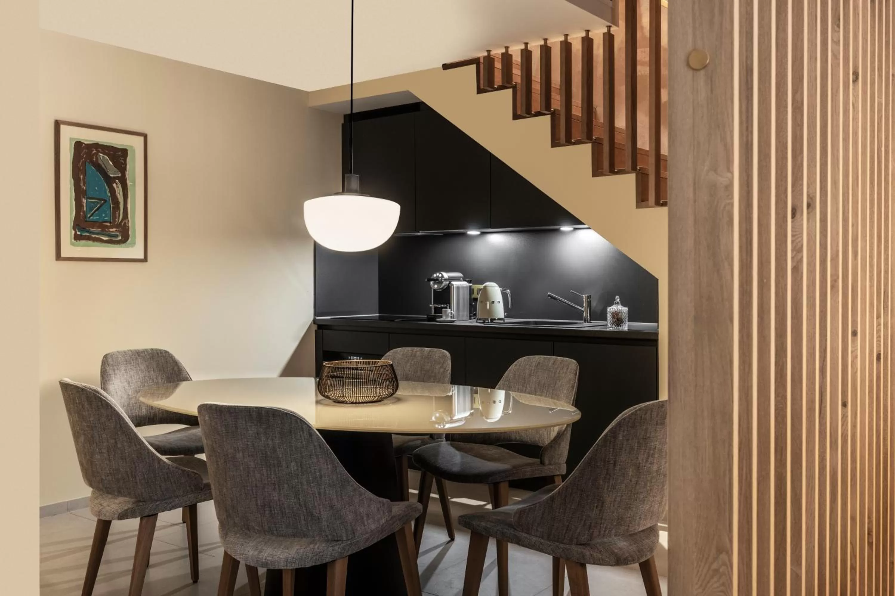 Kitchen or kitchenette in Maison Albar Hotels L’Imperator