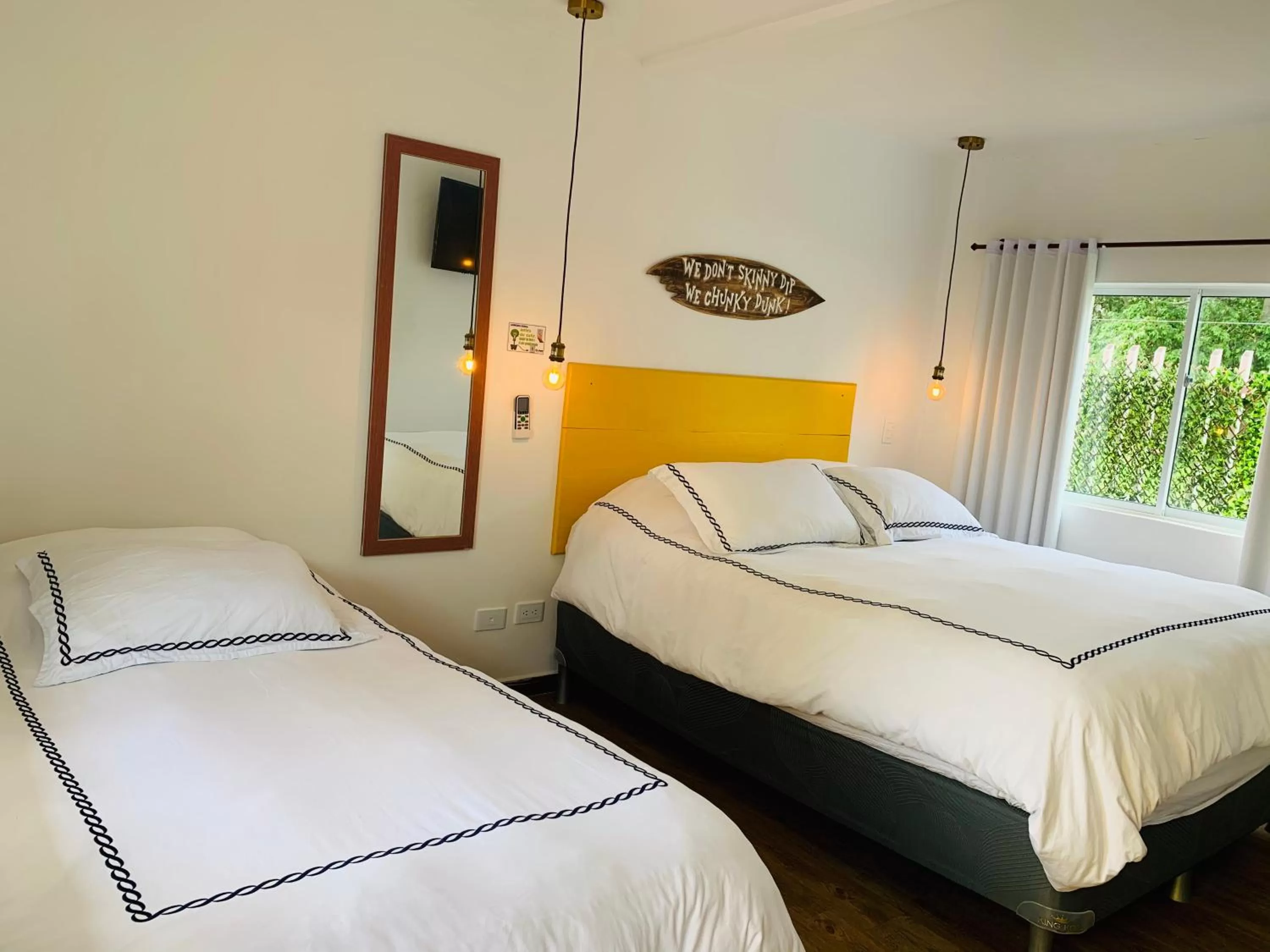 Bed in Be Happy Hotel