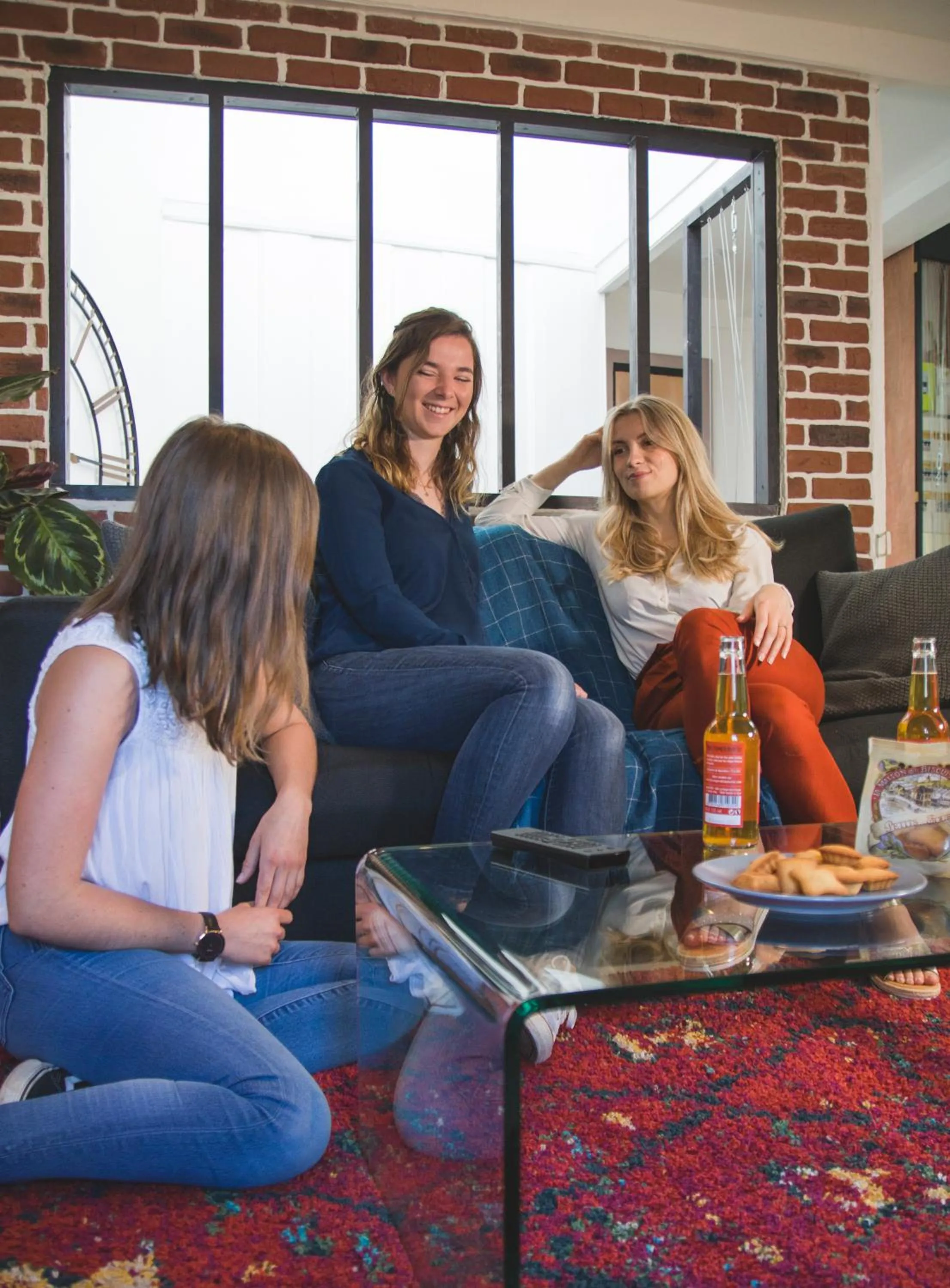 Living room in La Fabrique - Les Loges Normandes