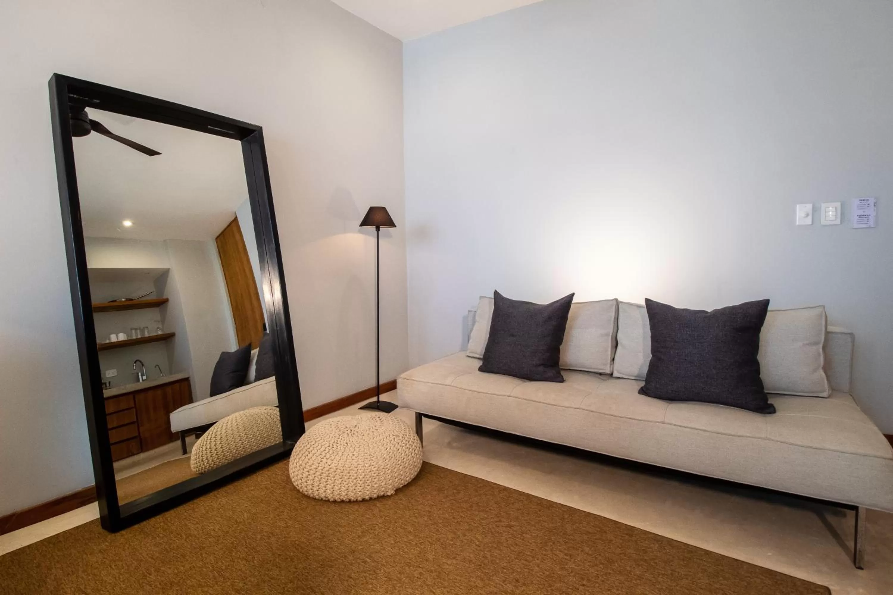 Living room, Seating Area in Una Luna Tulum