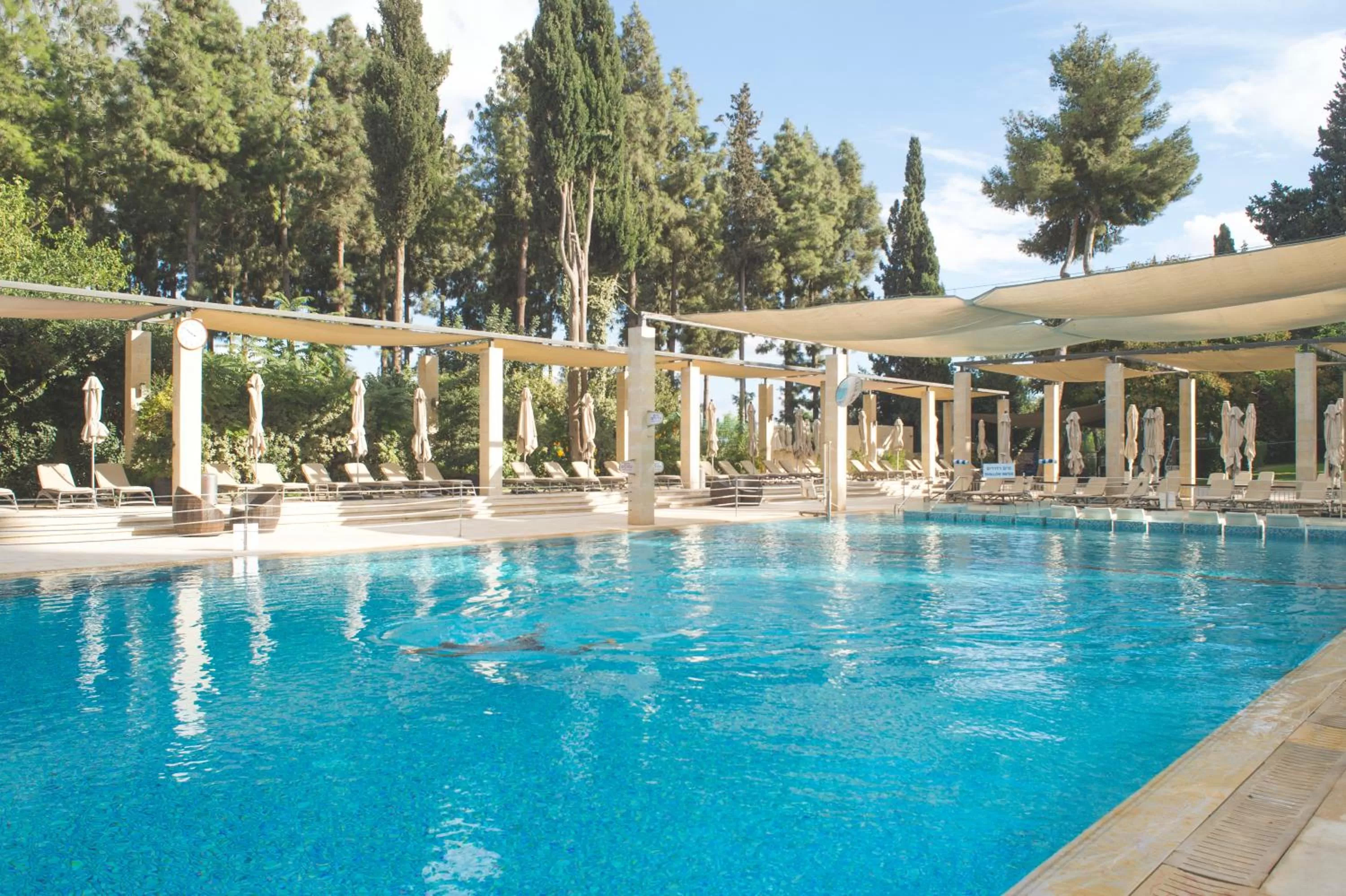 Swimming pool in King David Hotel Jerusalem