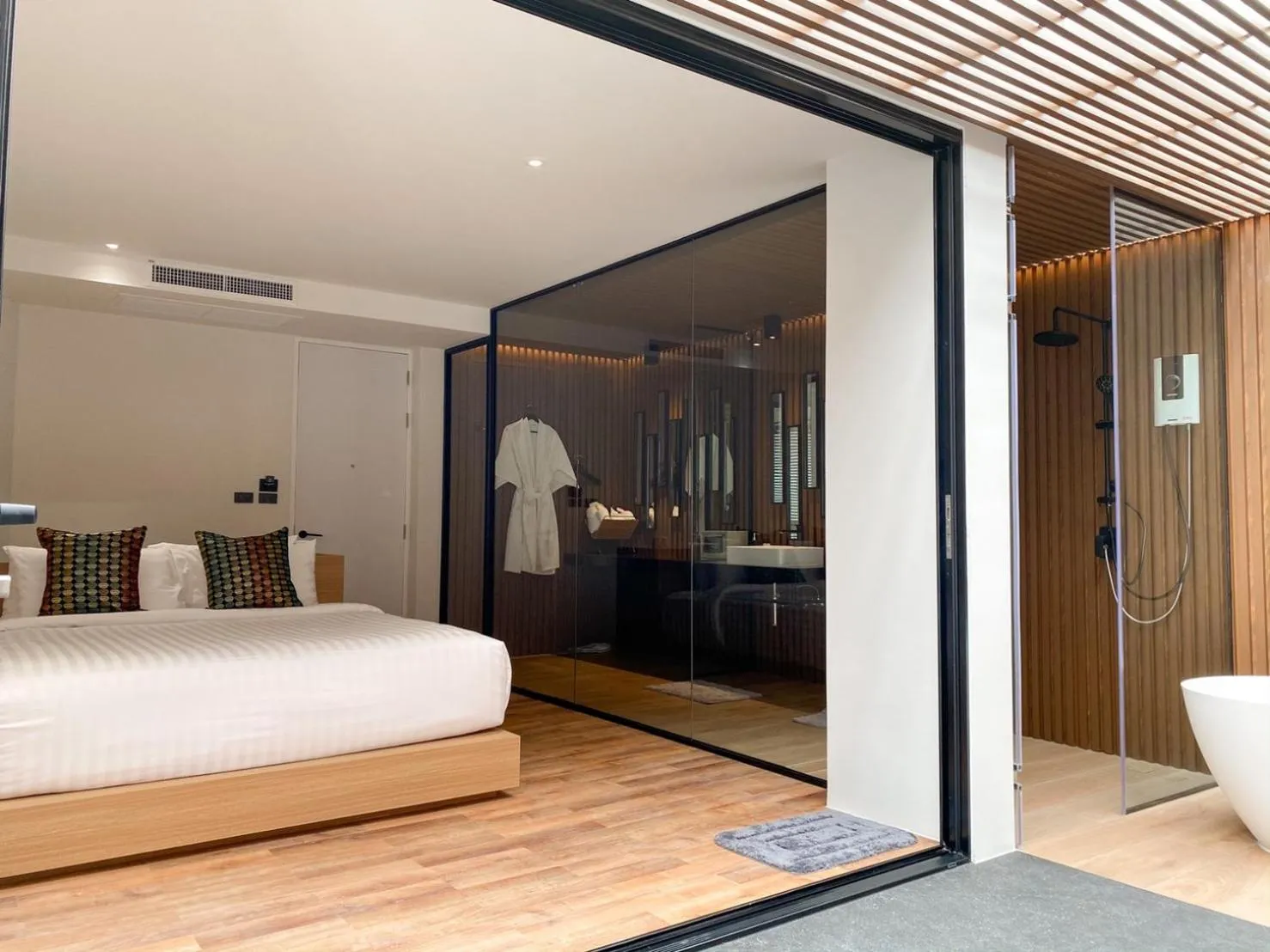 Bedroom, Bed in Nirundorn Resort Chaam