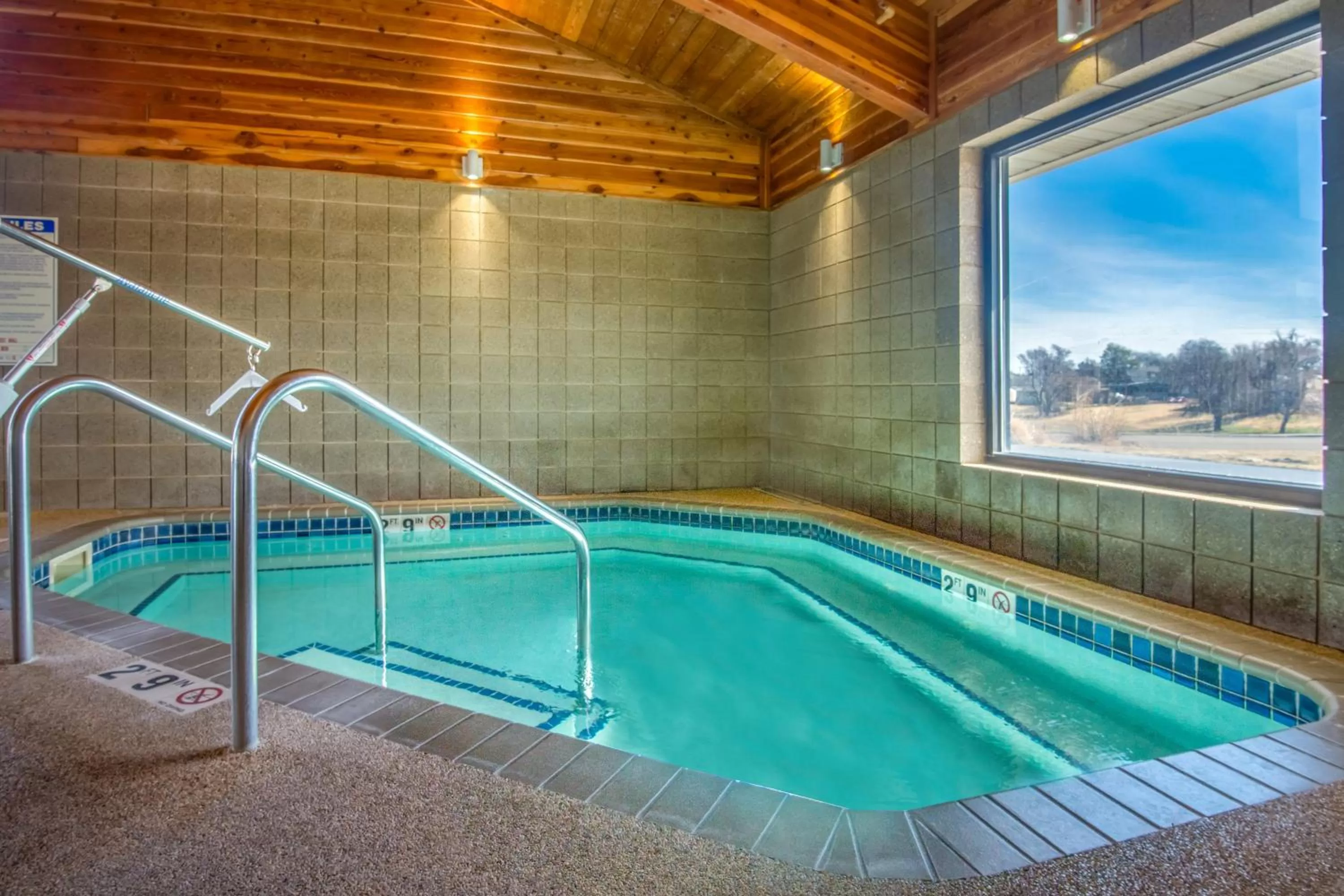 Swimming pool in AmericInn by Wyndham Pampa Event Center