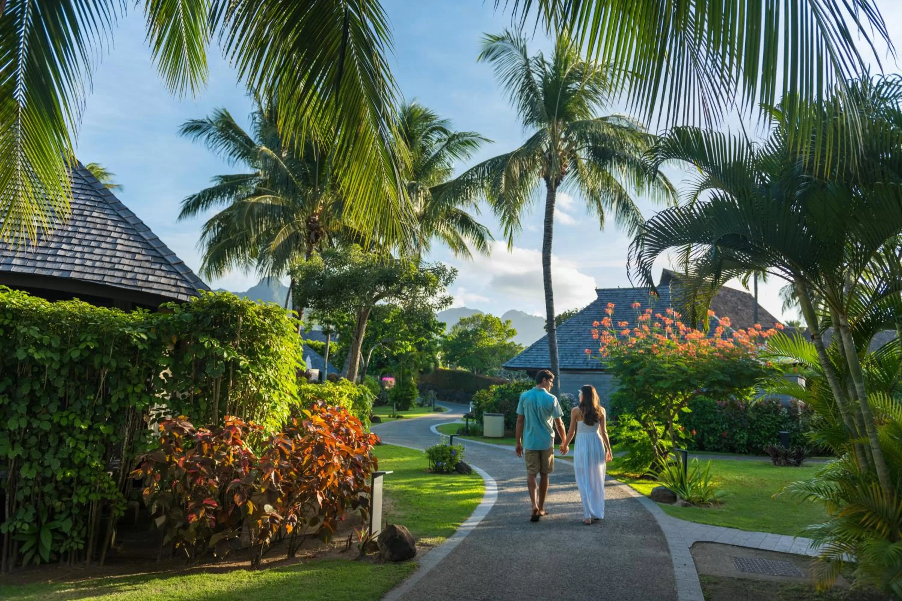 Garden in Hilton Moorea Lagoon Resort & Spa