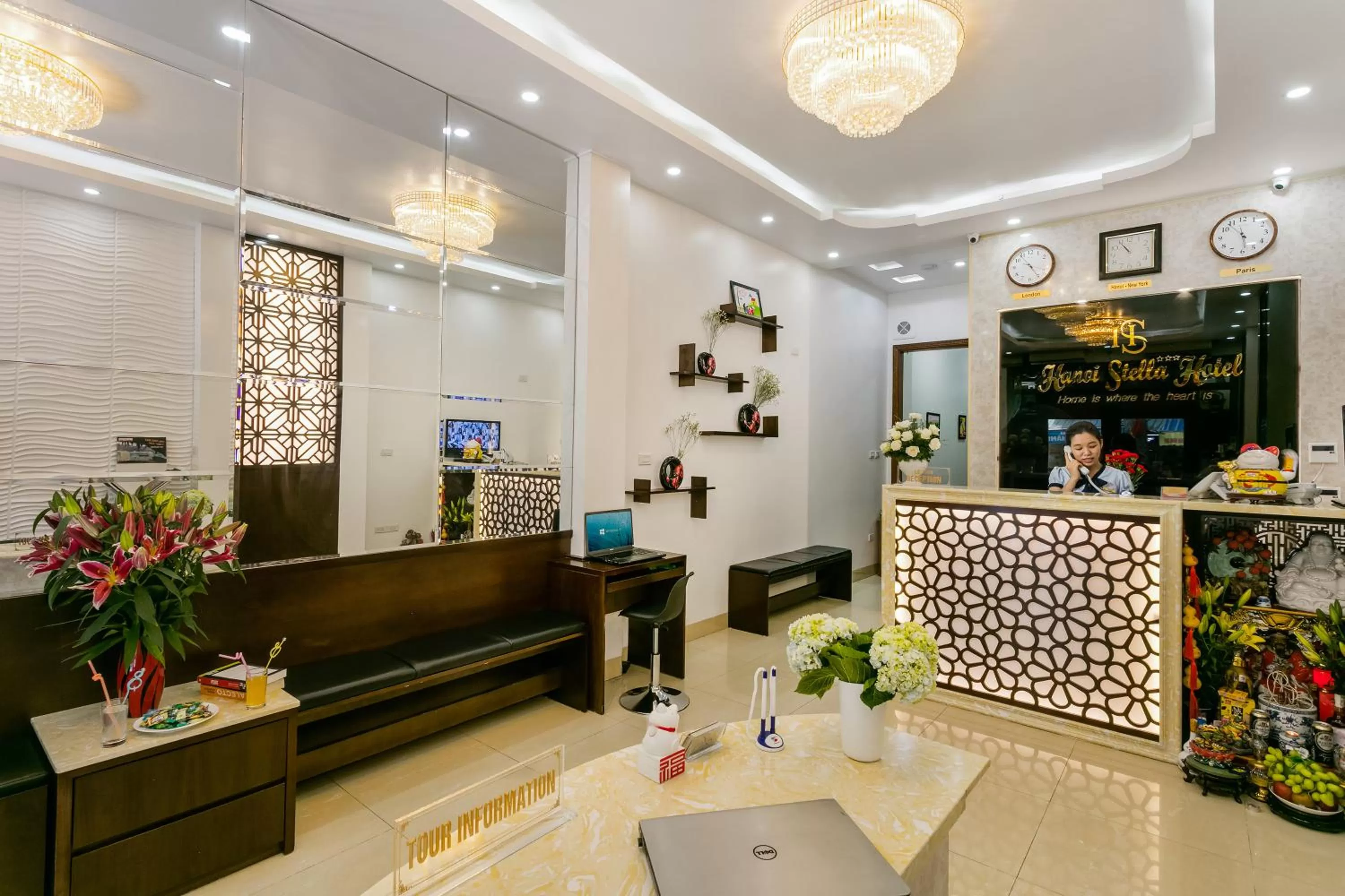 Lobby or reception in Hanoi Stella Hotel