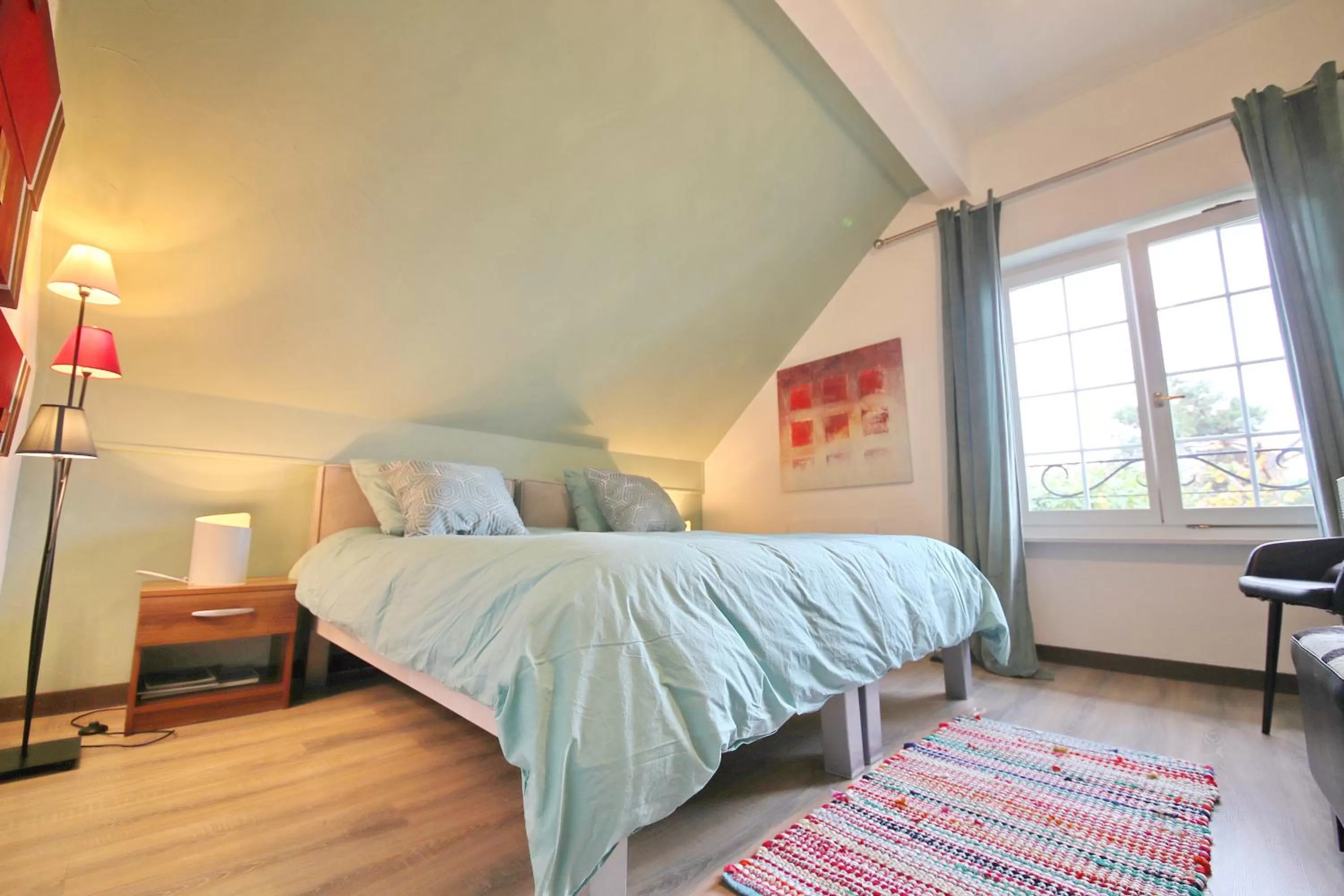 Bed in B&B Corseaux Beach & Riviera Beach