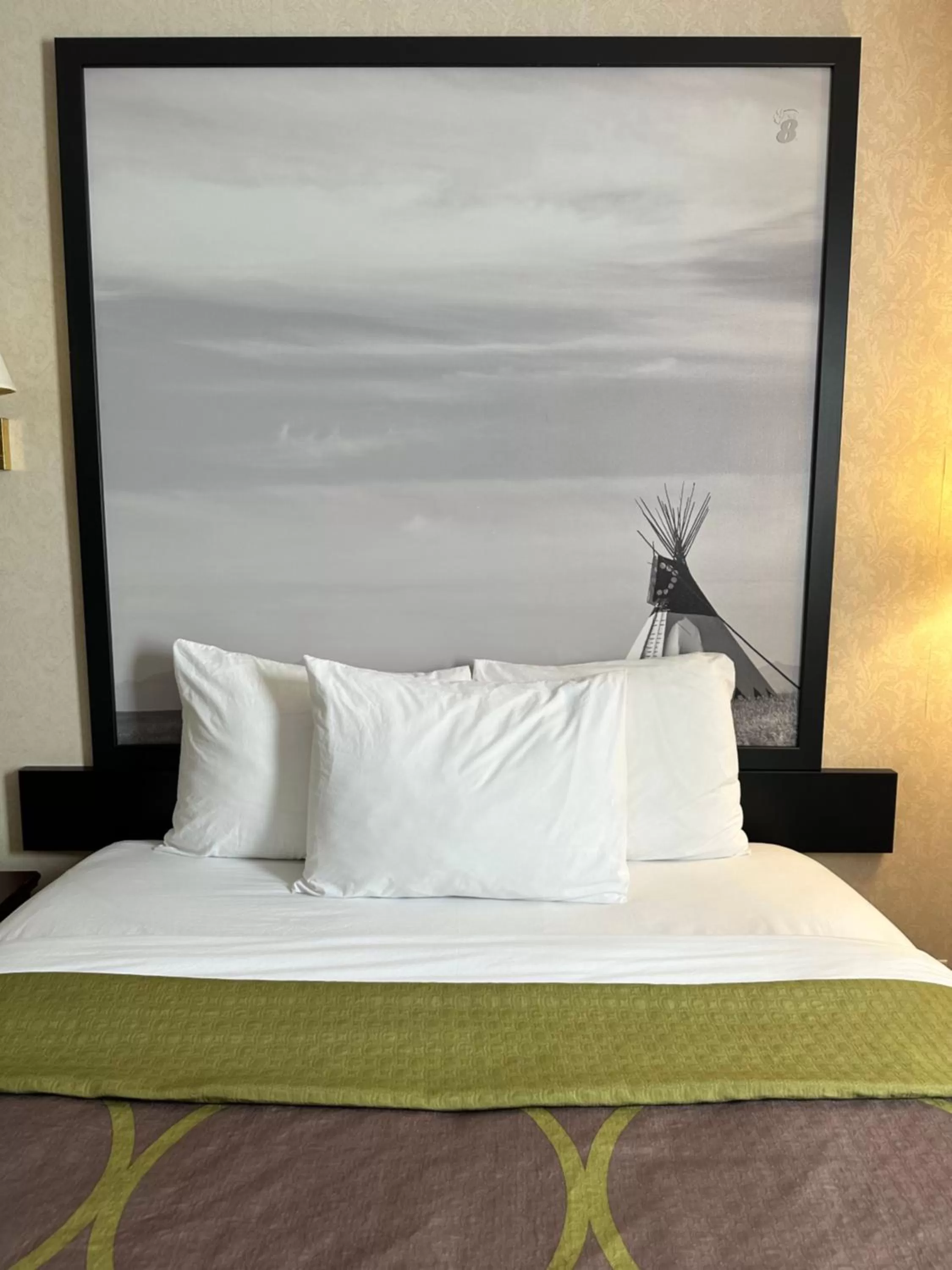 Bed in Super 8 by Wyndham Lethbridge