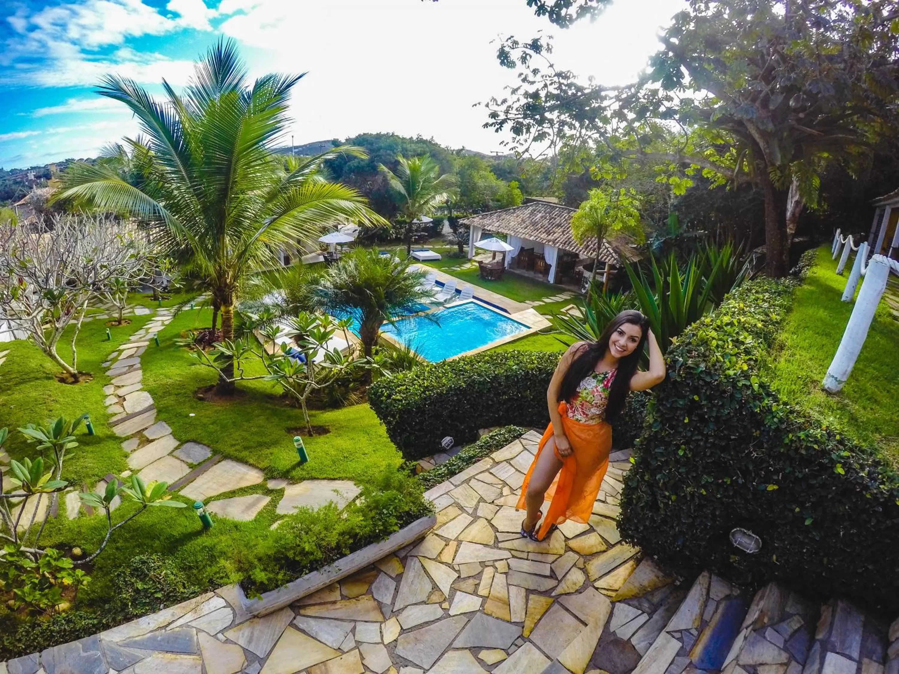 Garden in Pousada Bucaneiro