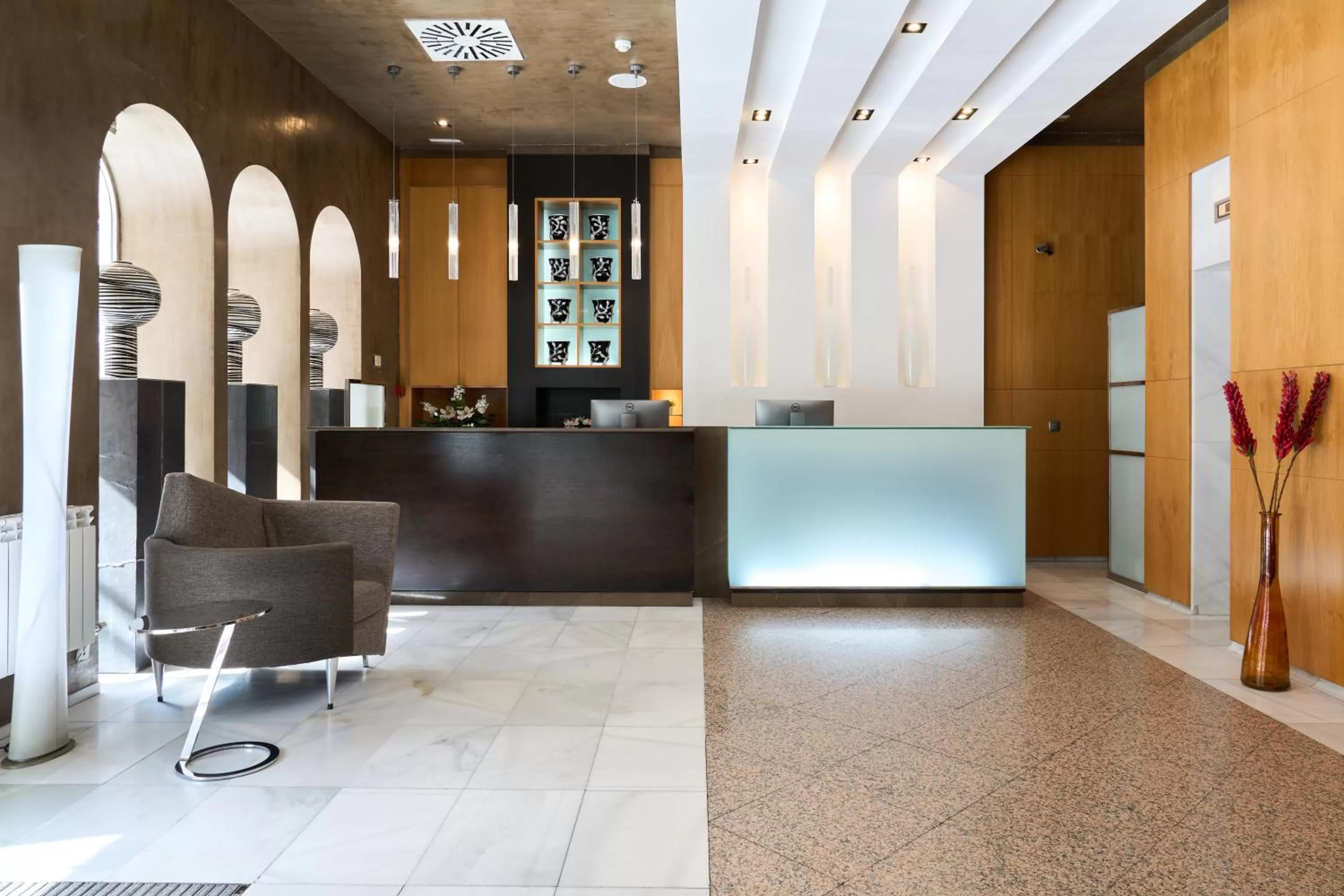 Lobby or reception in Hotel Macià Cóndor