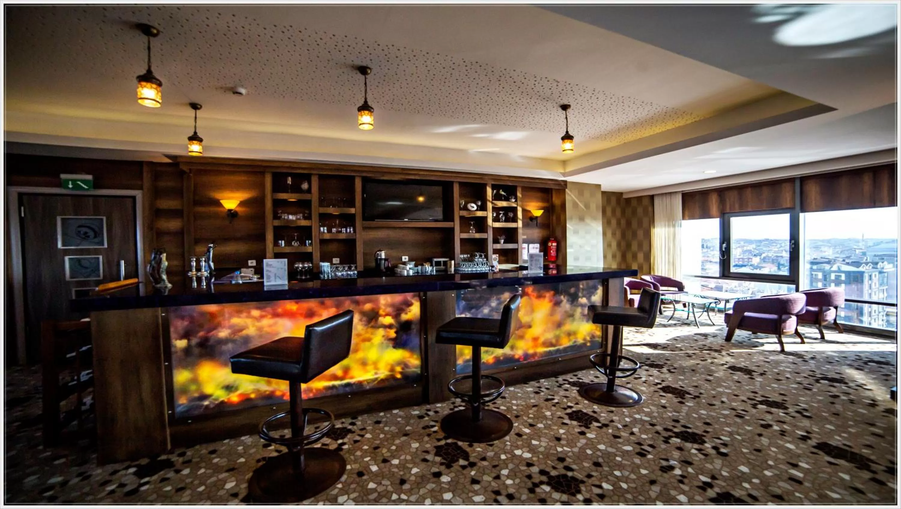 Lounge or bar in Grand Asya Hotel