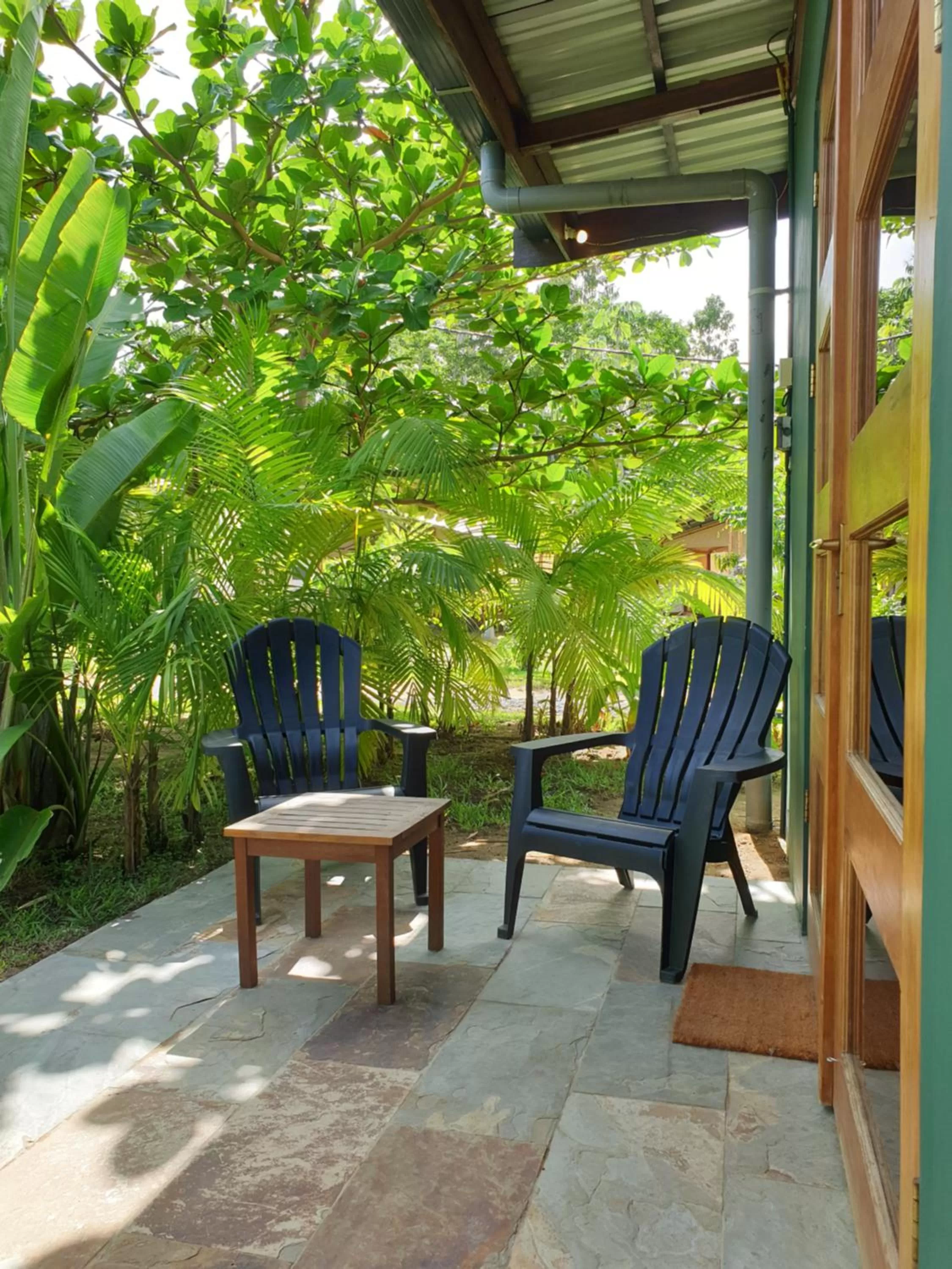 Patio in Houttuyn Wellness River Resort