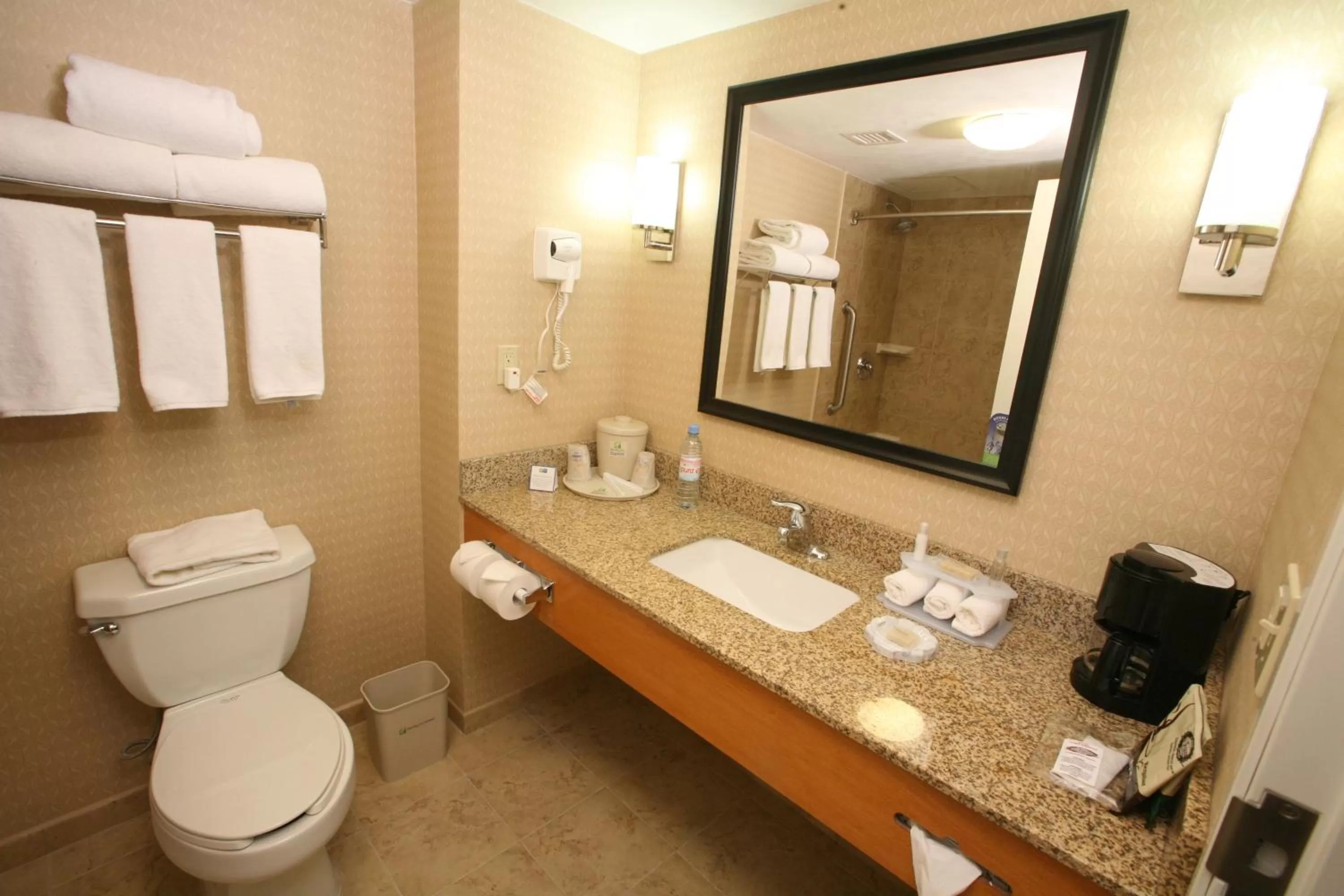 Toilet in Holiday Inn Express Saltillo Zona Aeropuerto by IHG