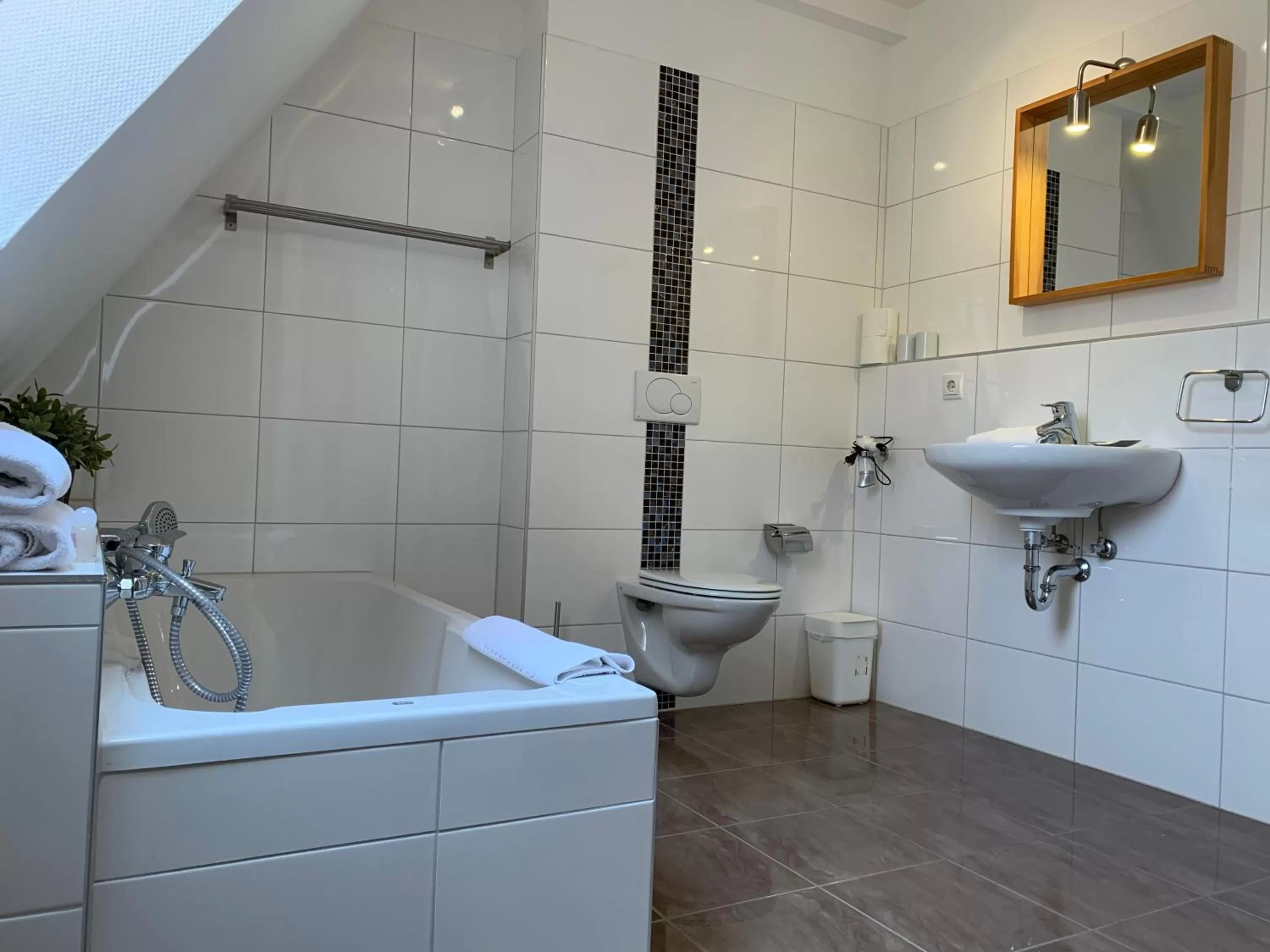 Bathroom in Gästehaus Weingärtner