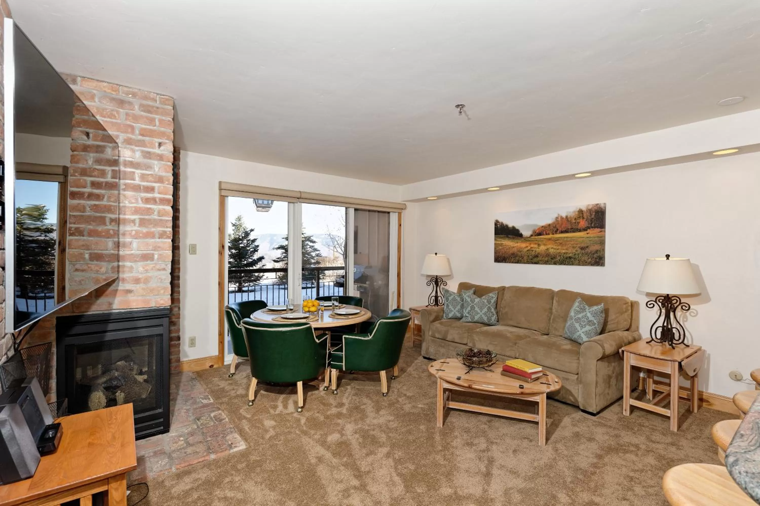Living room in The Crestwood Snowmass Village