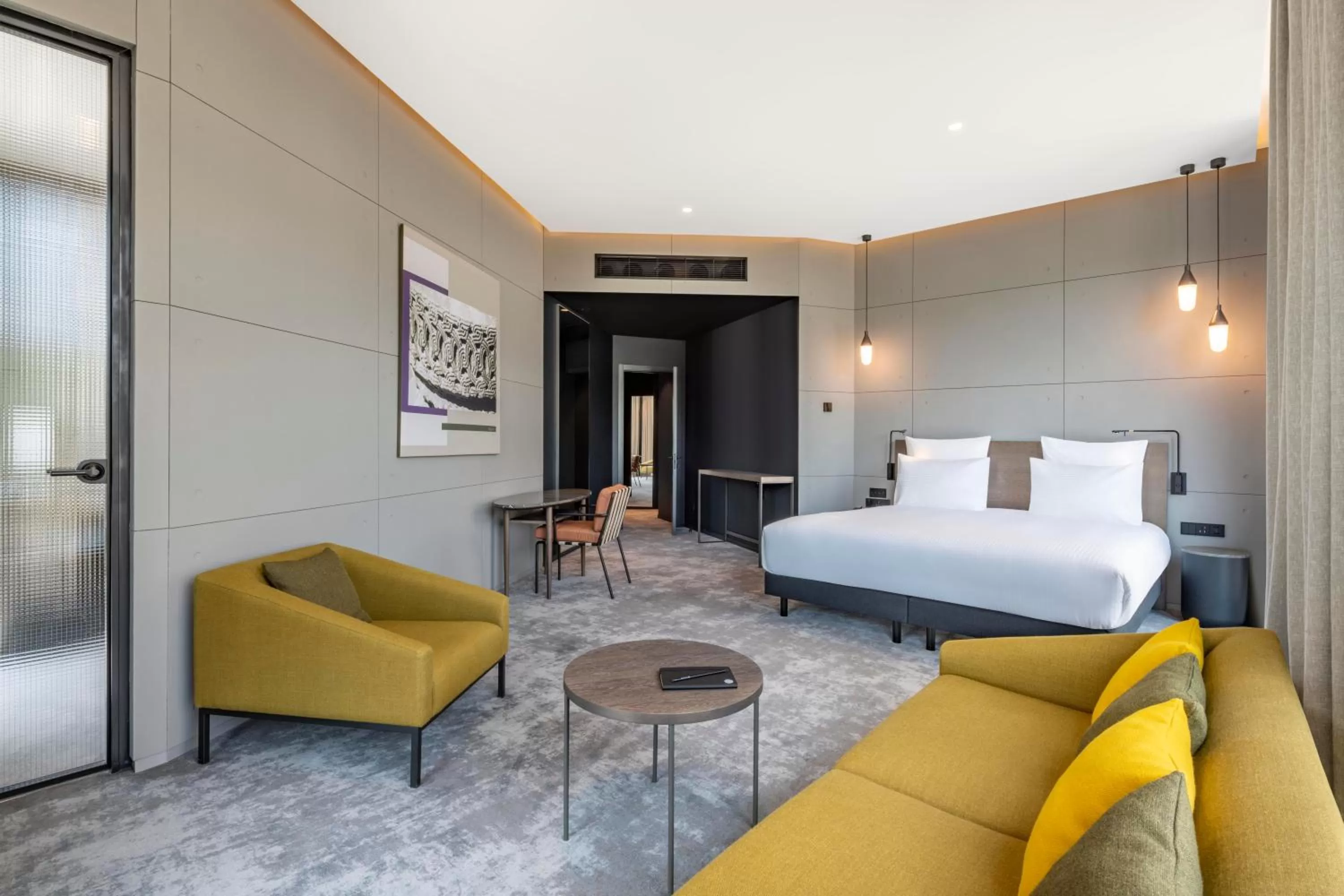 Photo of the whole room, Bed in Pullman Tbilisi Axis Towers