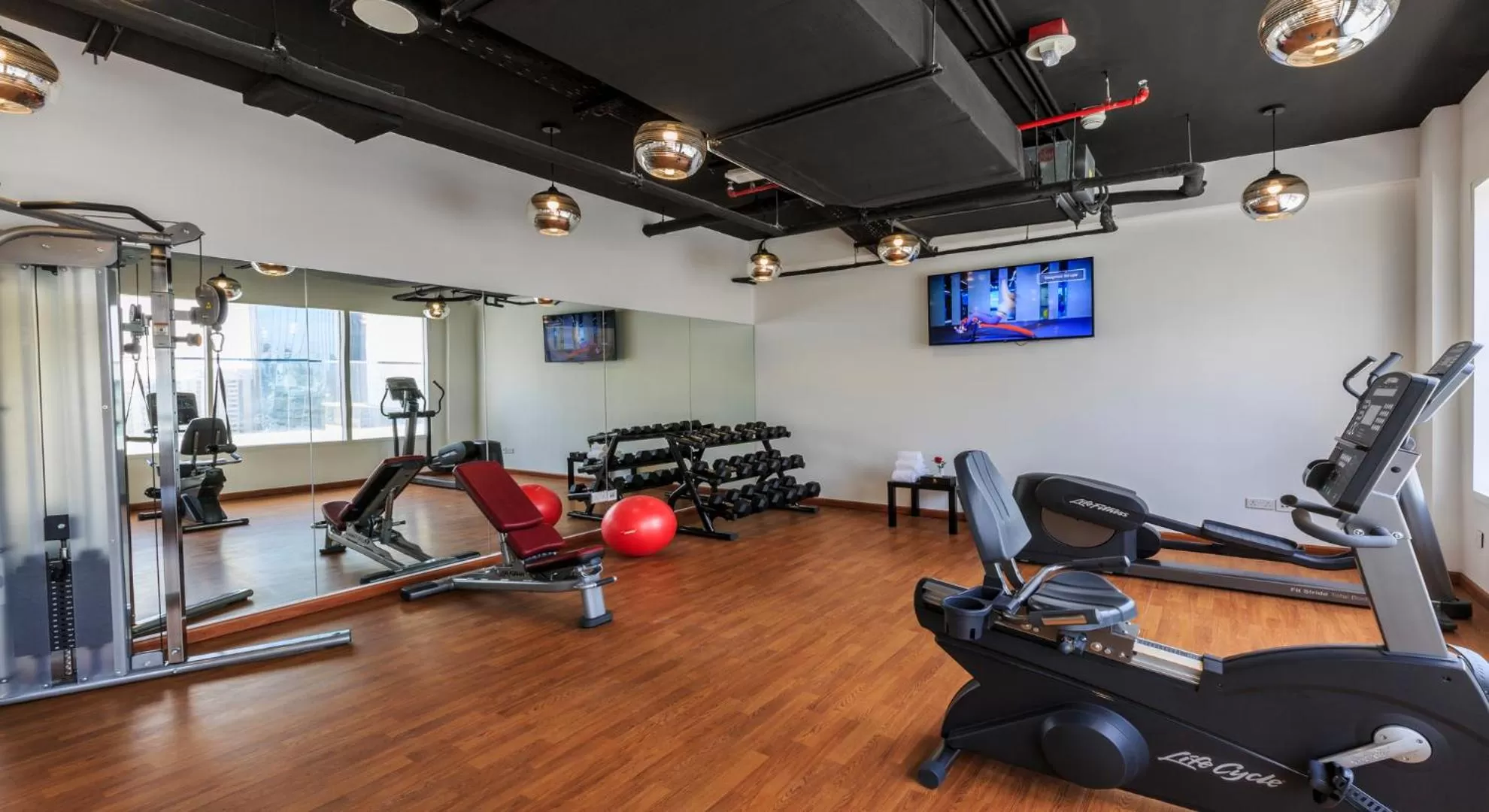 Fitness centre/facilities in Rose Executive Hotel - DWTC