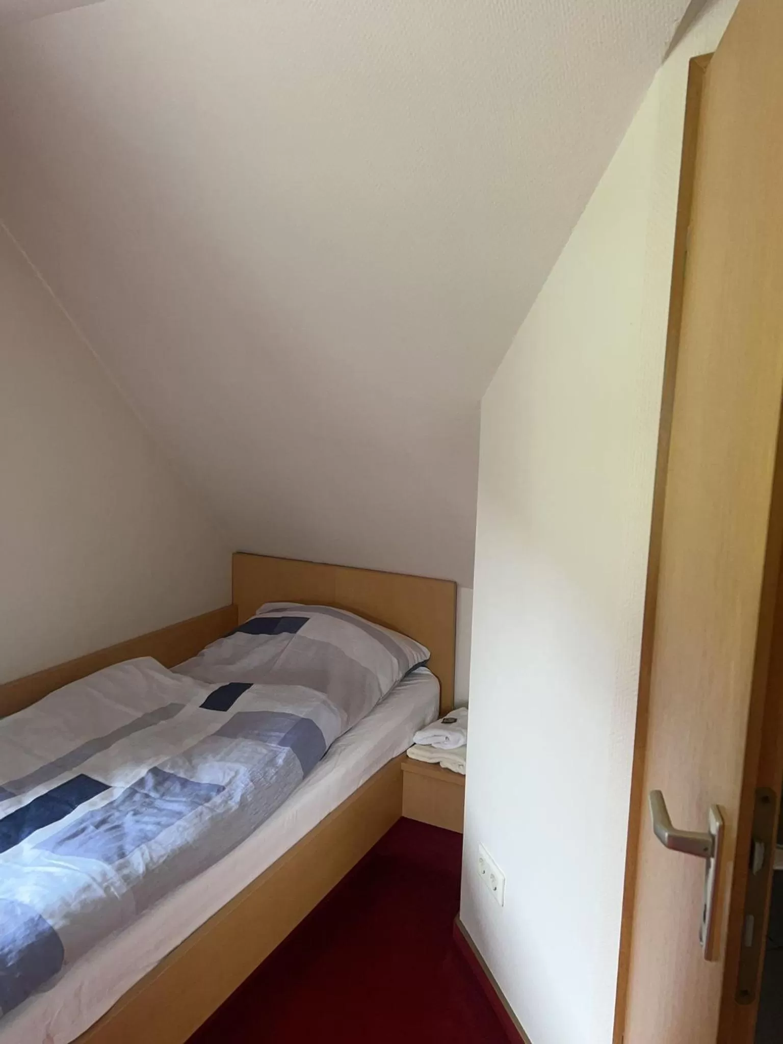 Bed in Hotel Strand-Café