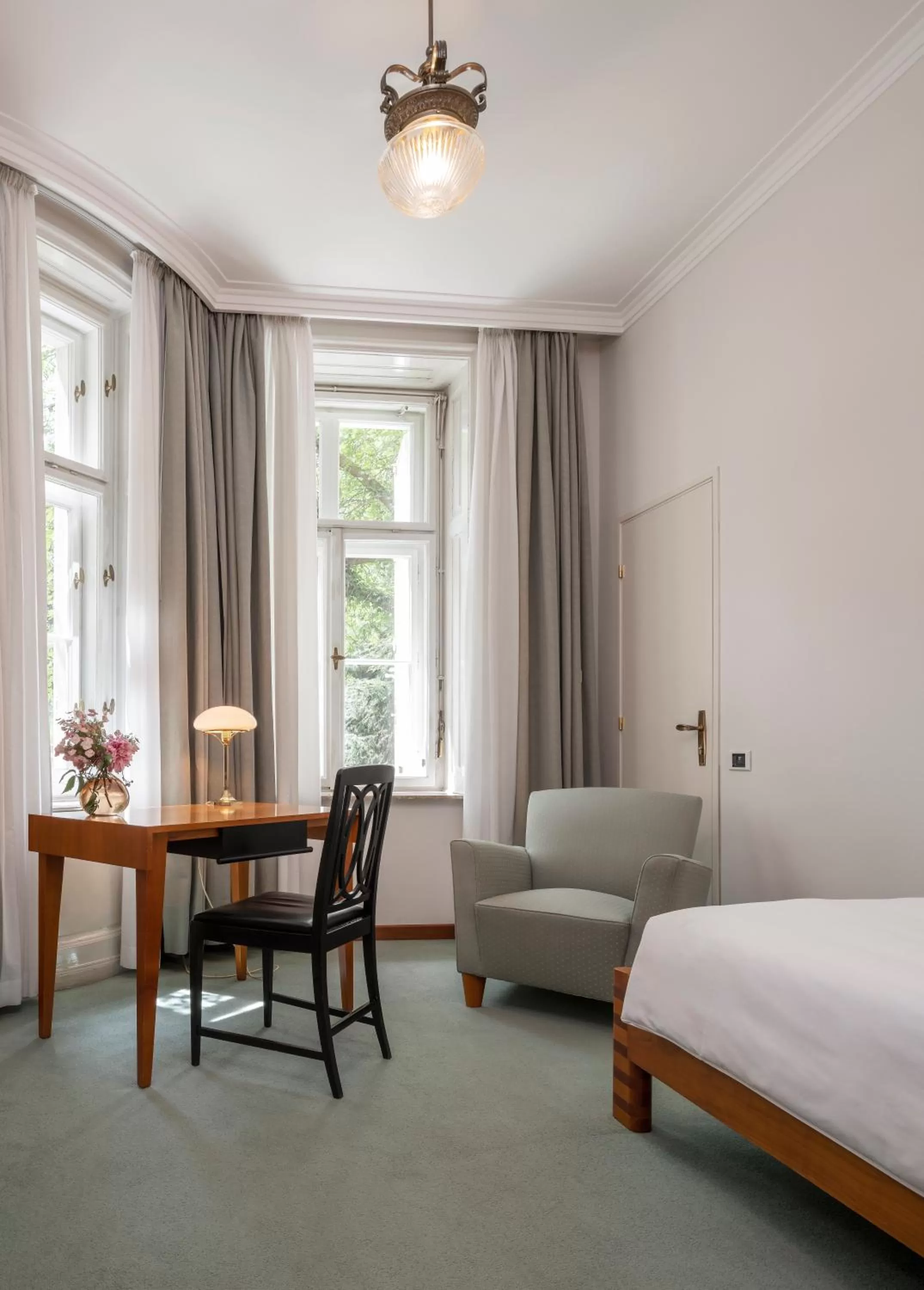 Bed in Parkhotel Laurin