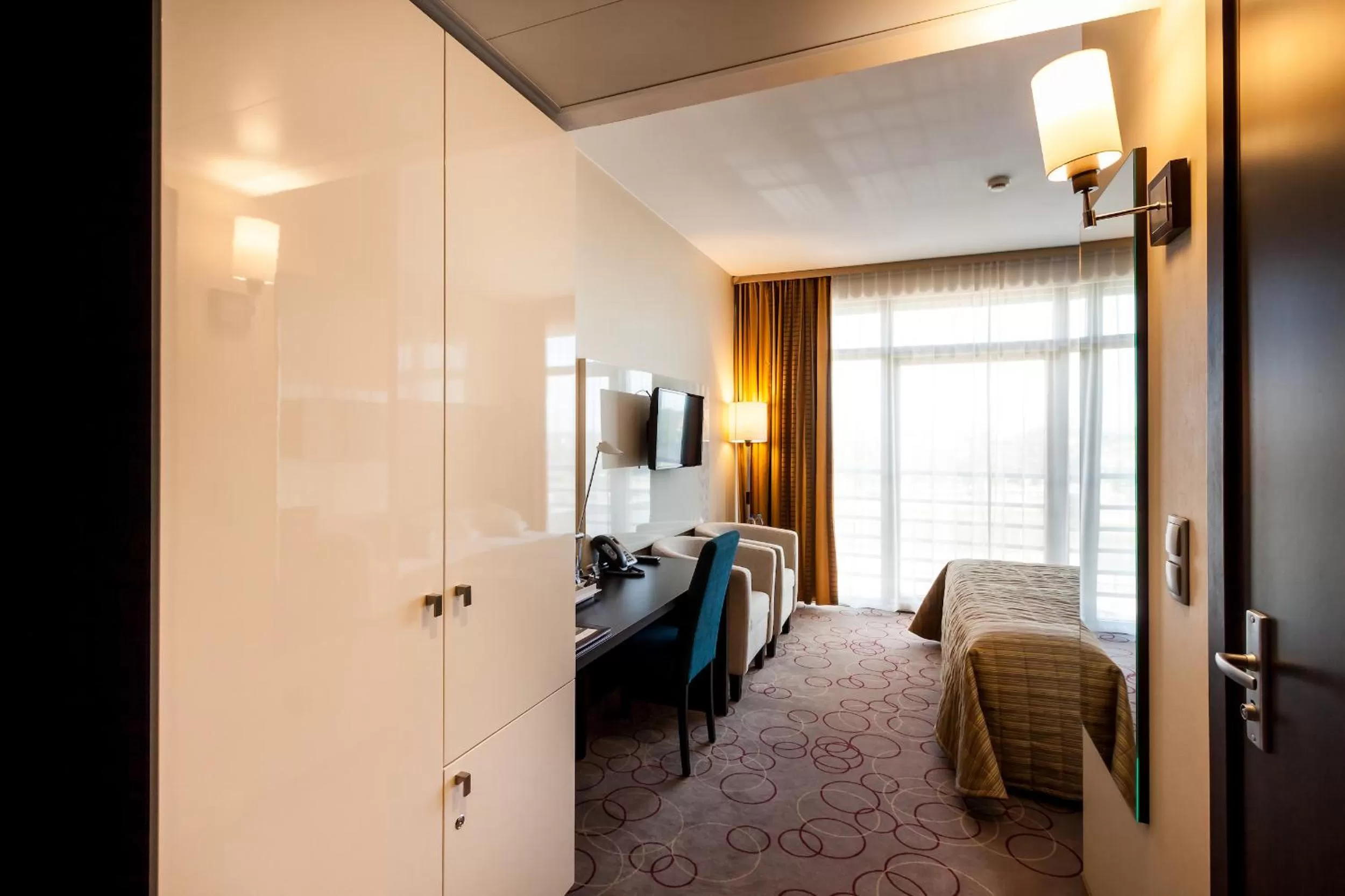 Bed in Qubus Hotel Kraków