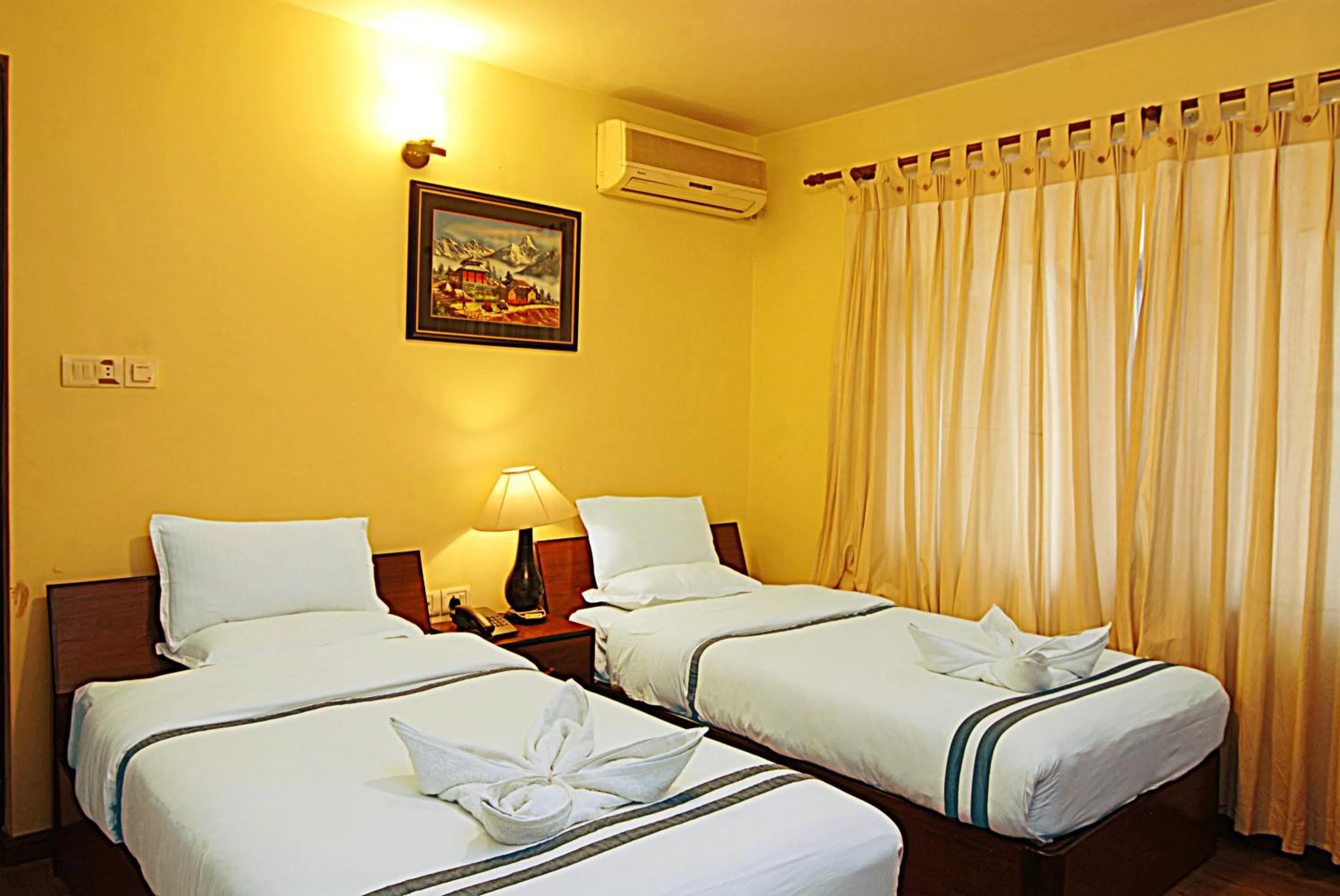 Bed in Hotel Amaryllis