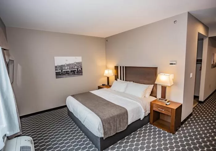 Bed in Carman Blue Crescent Hotel