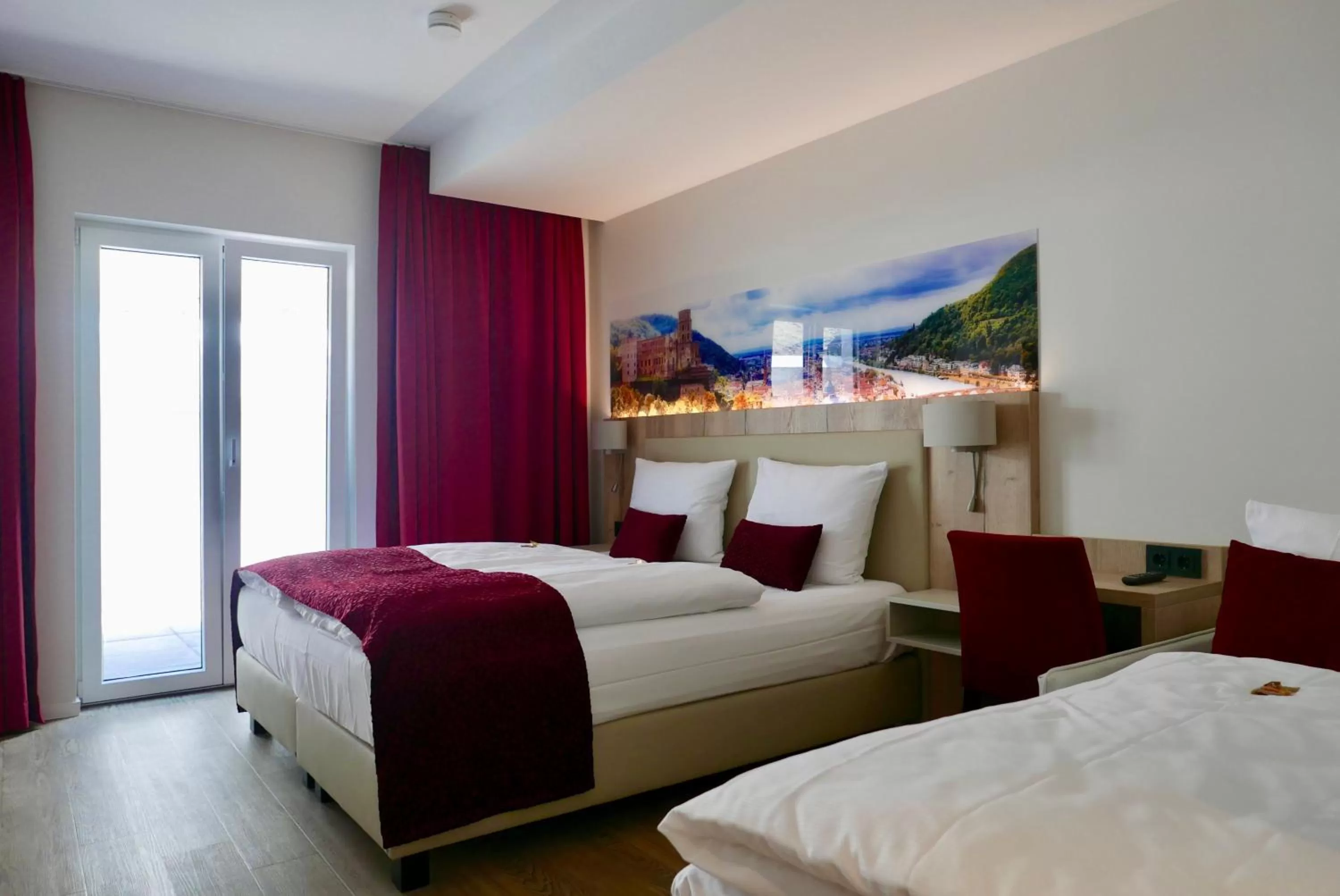 Photo of the whole room, Bed in Rafaela Hotel Heidelberg