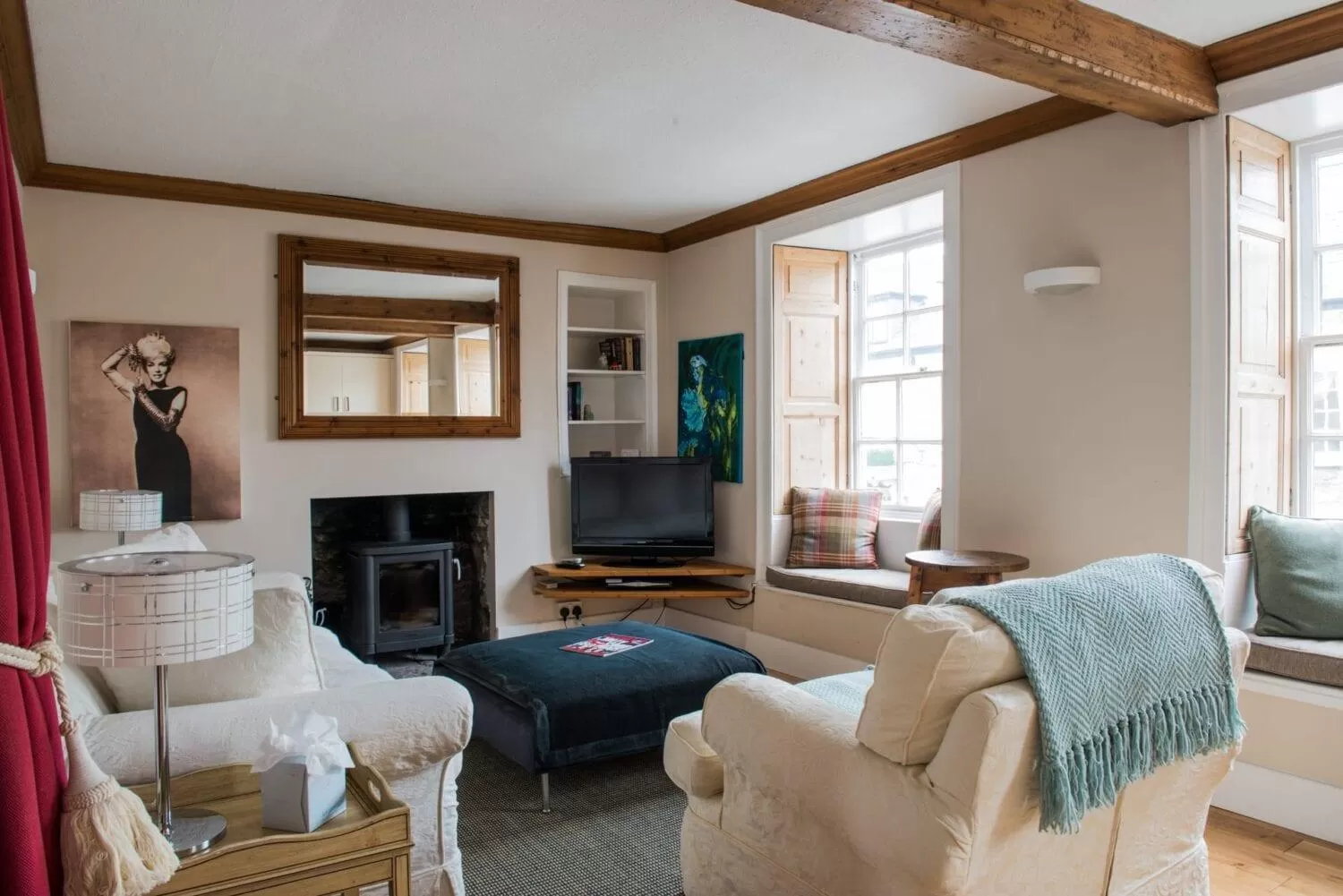 Seating area in The Bear, Cowbridge