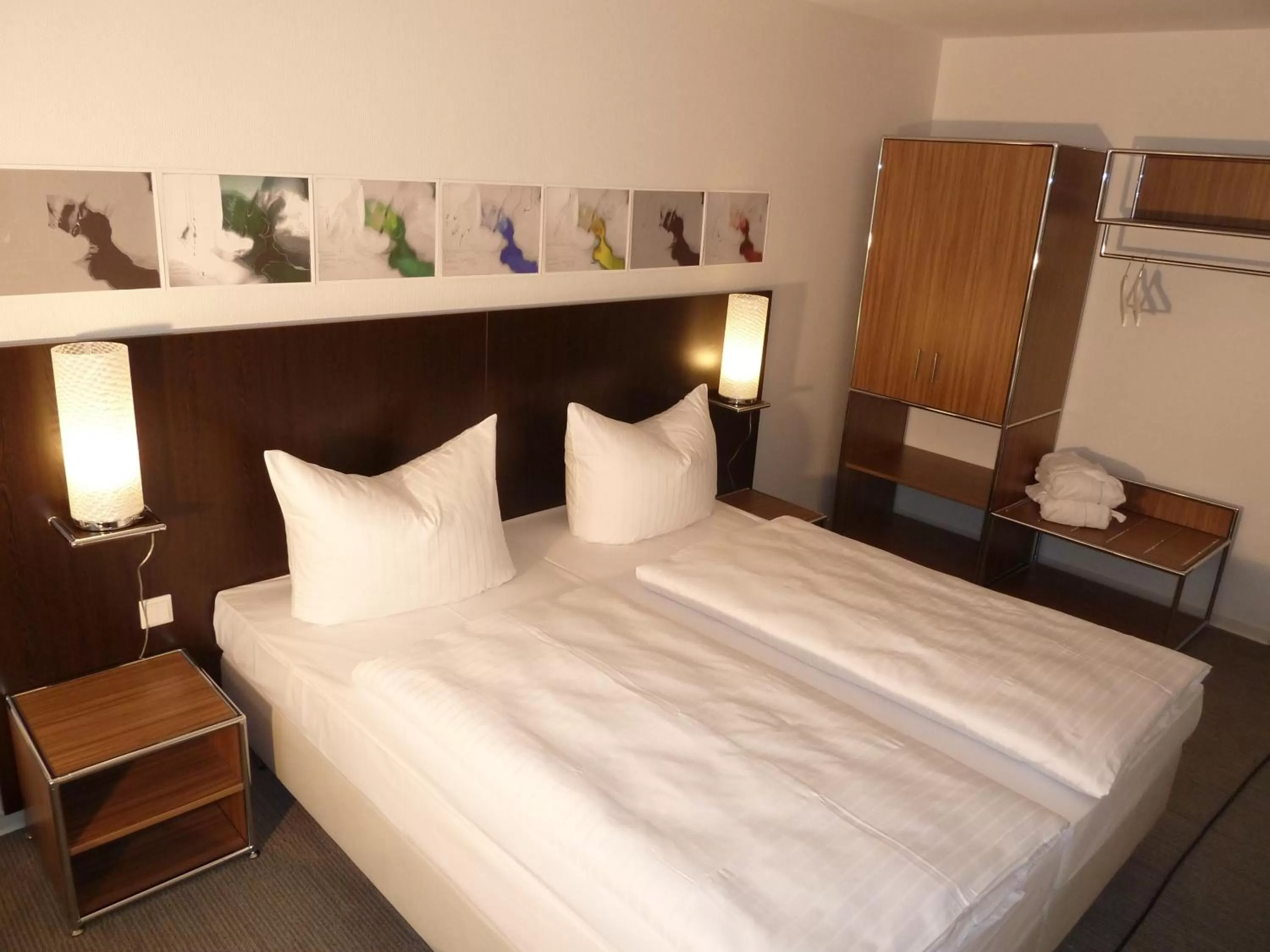 Bed in Panorama Hotel Schweinfurt