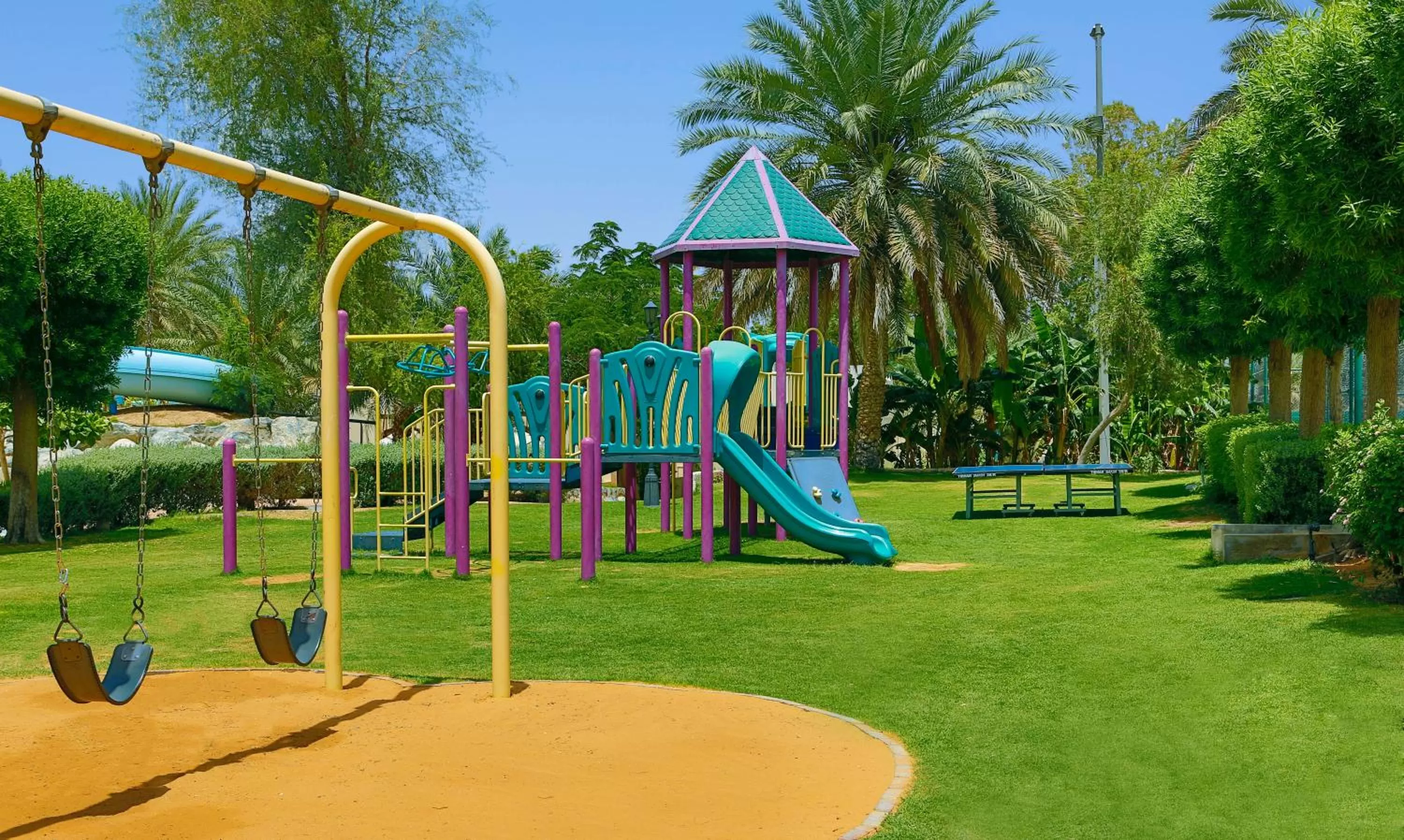 Children play ground in Radisson Blu Hotel & Resort, Al Ain