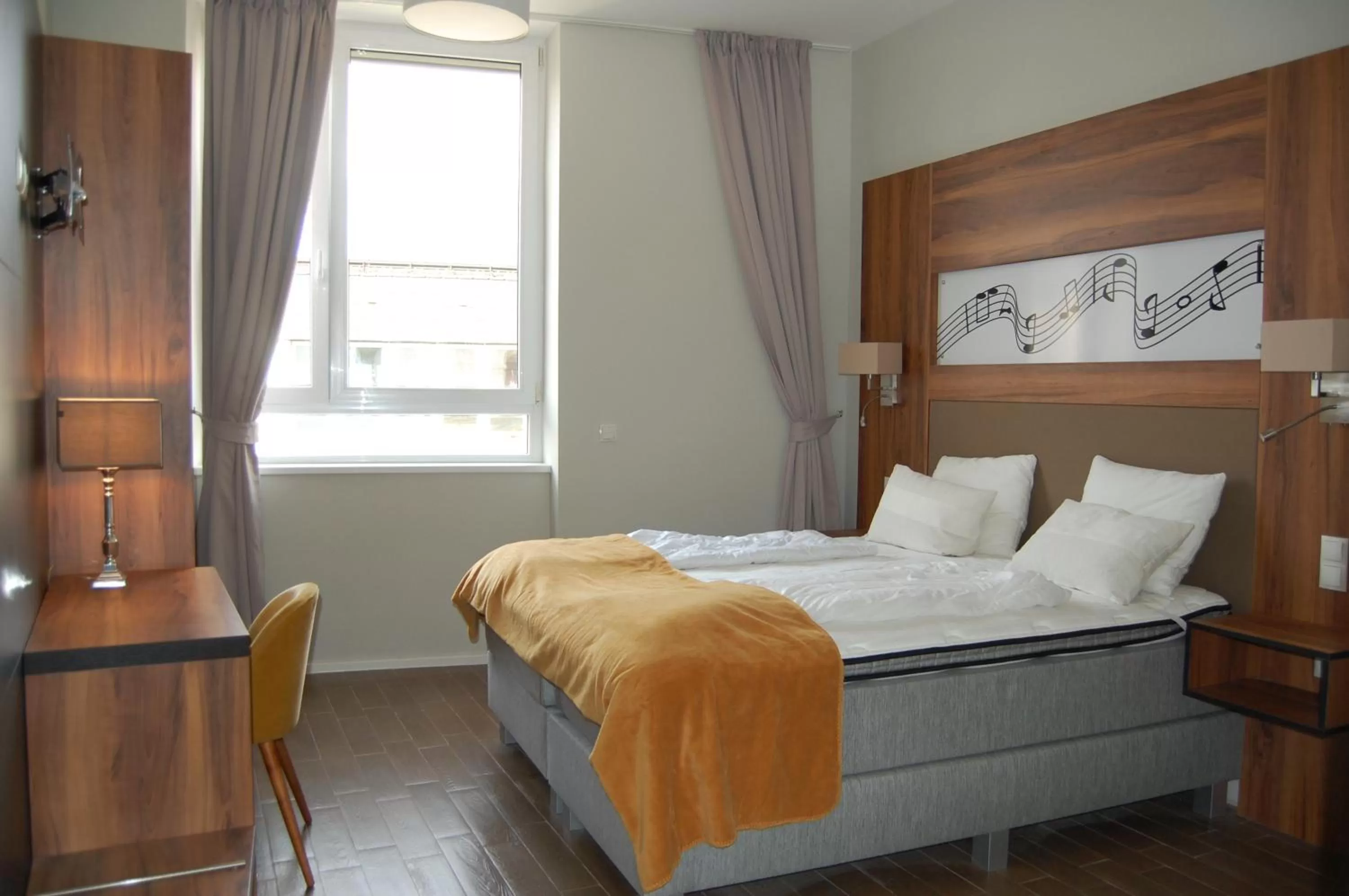 Bed in Apollo Hotel Vienna