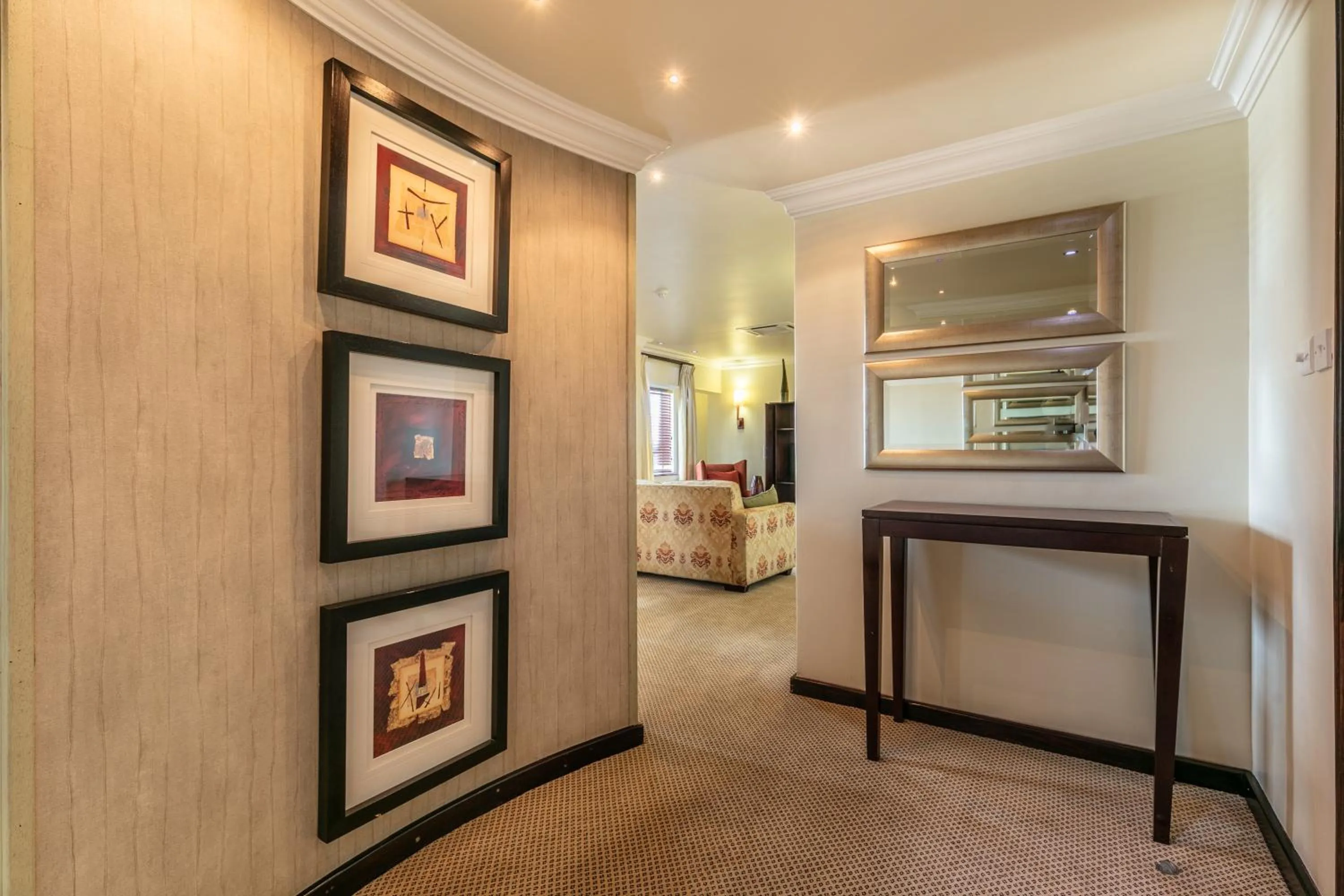 Decorative detail in Cresta President Hotel