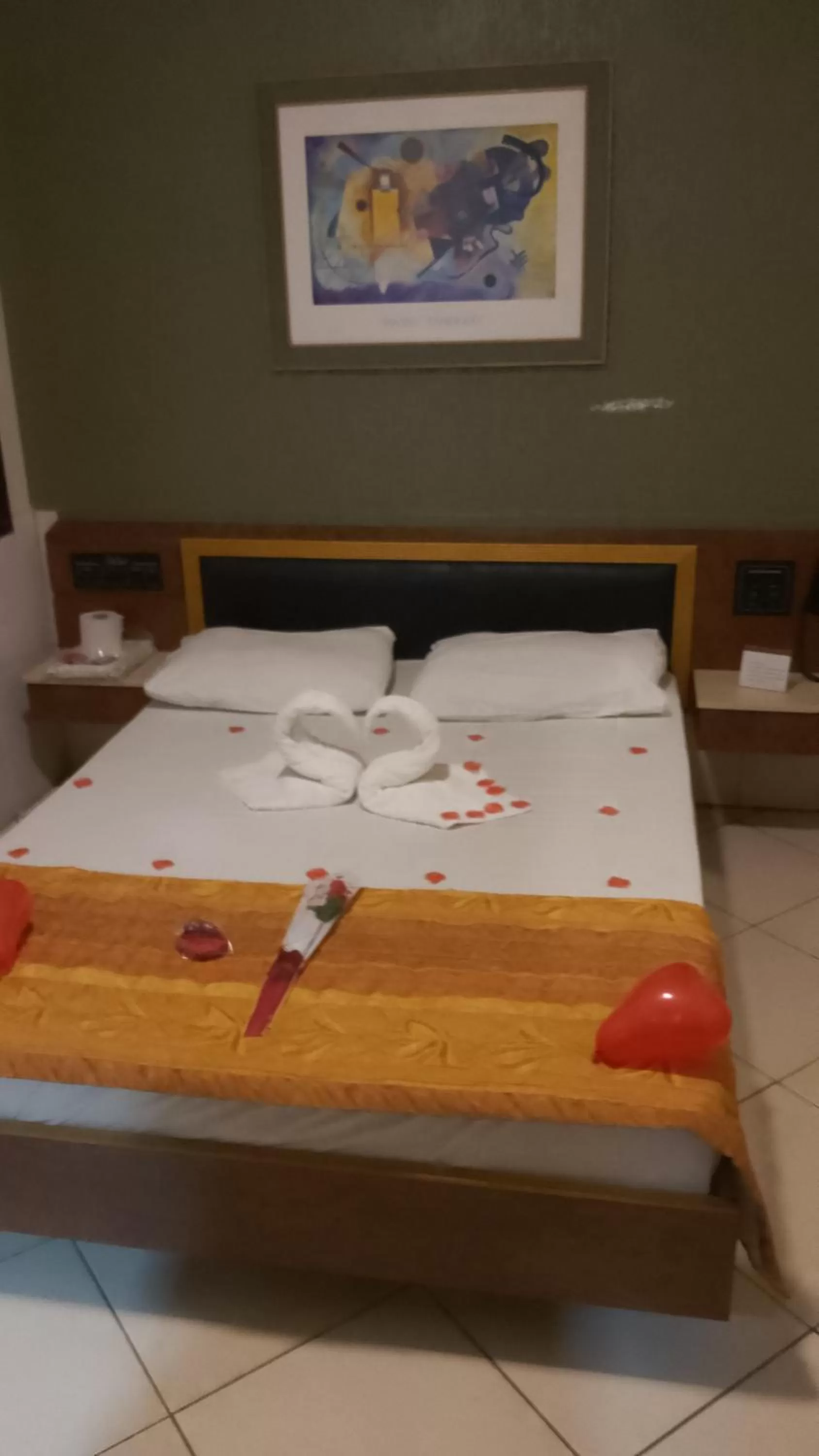 Bed in Hotel Smart Inn