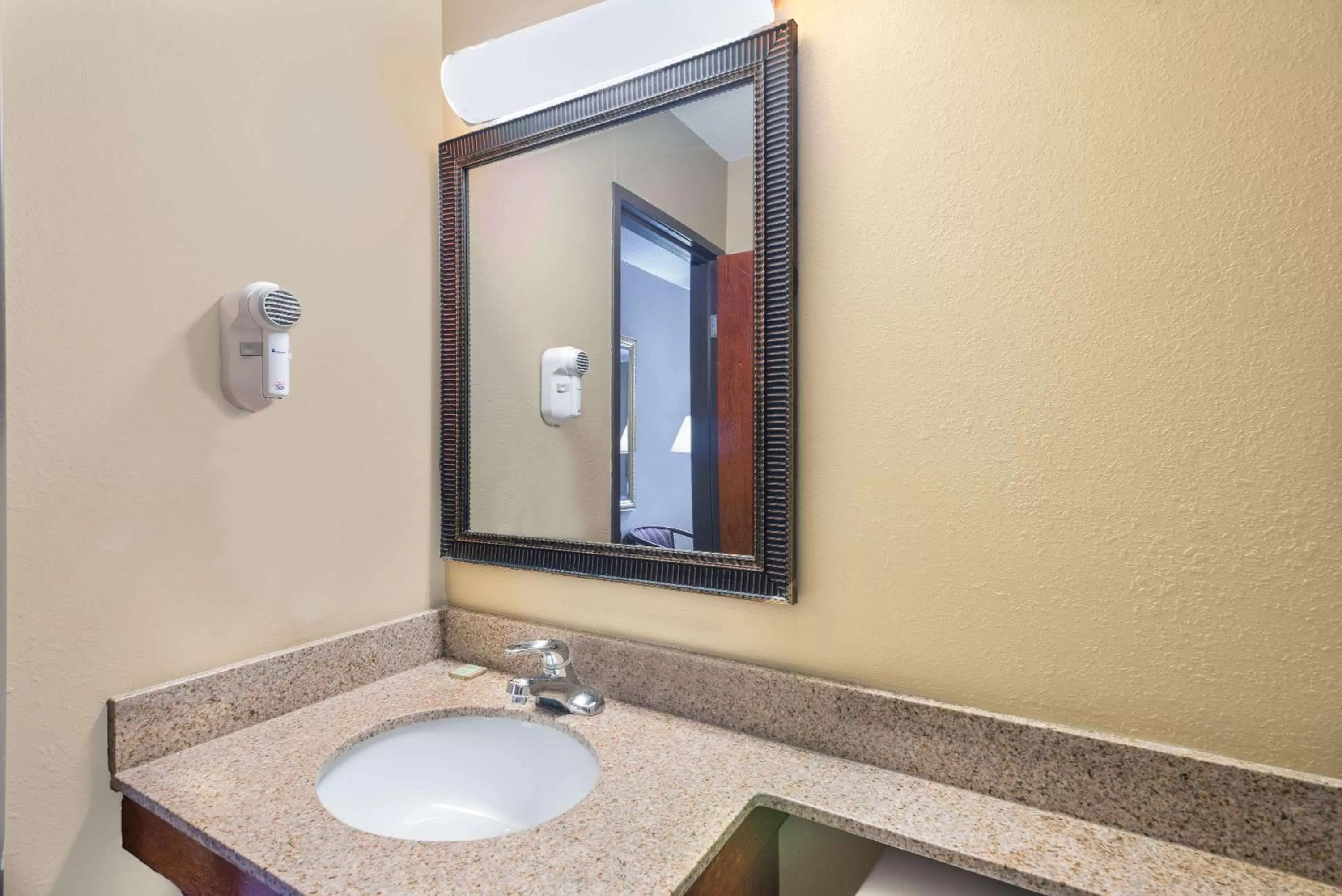 Bathroom in Super 8 by Wyndham Tilton/Lake Winnipesaukee