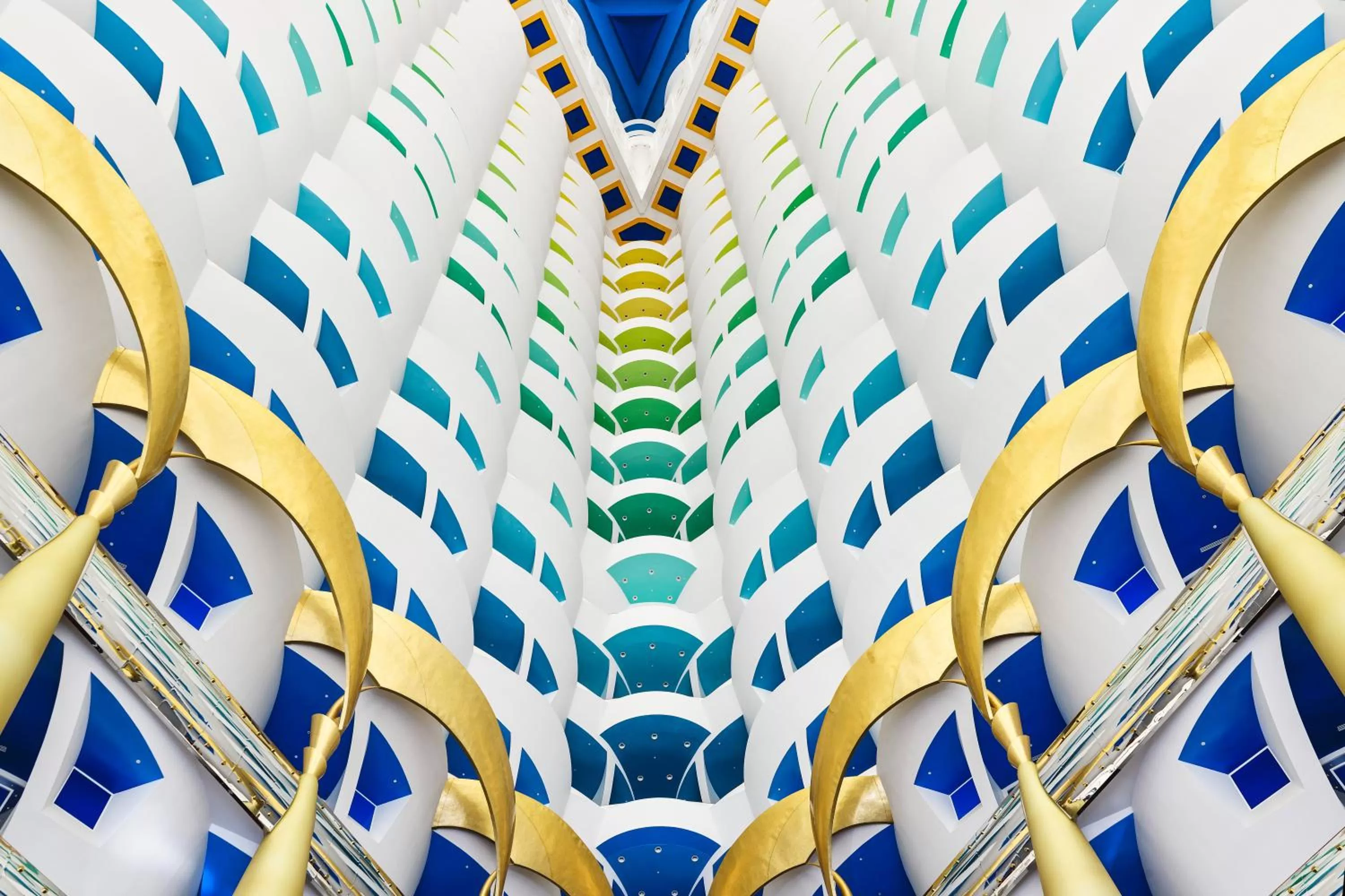 Decorative detail in Jumeirah Burj Al Arab Dubai