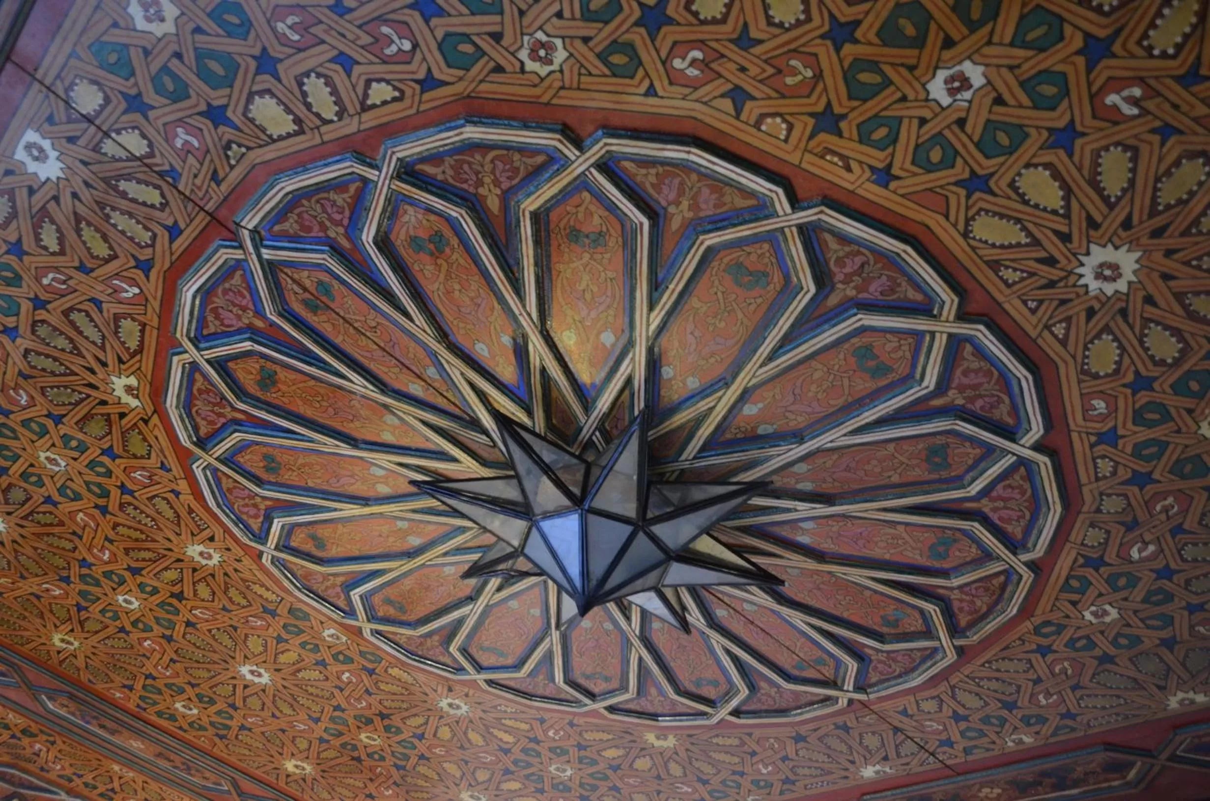 Decorative detail in Dar Meziana