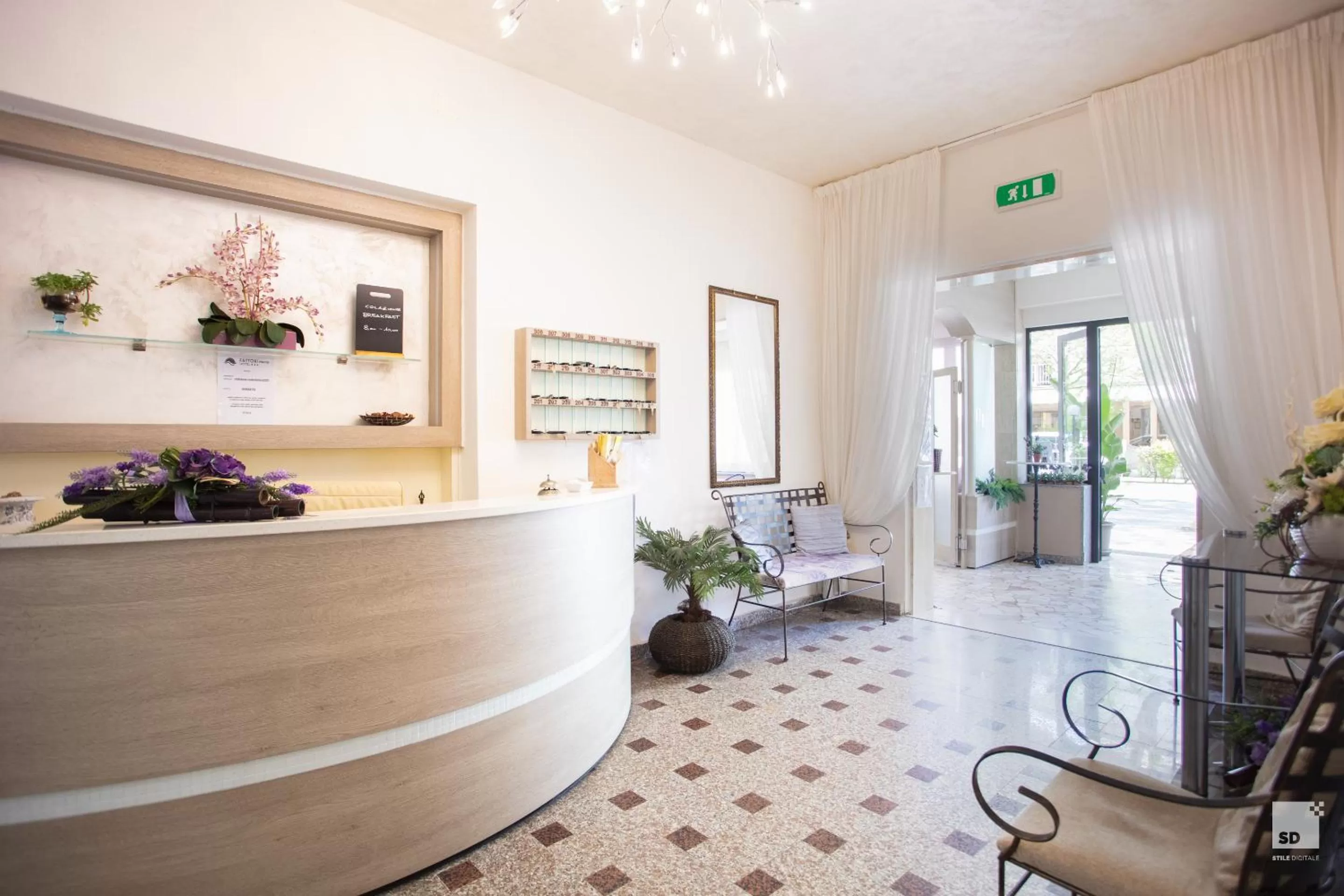 Lobby or reception in Hotel Fattori Mare