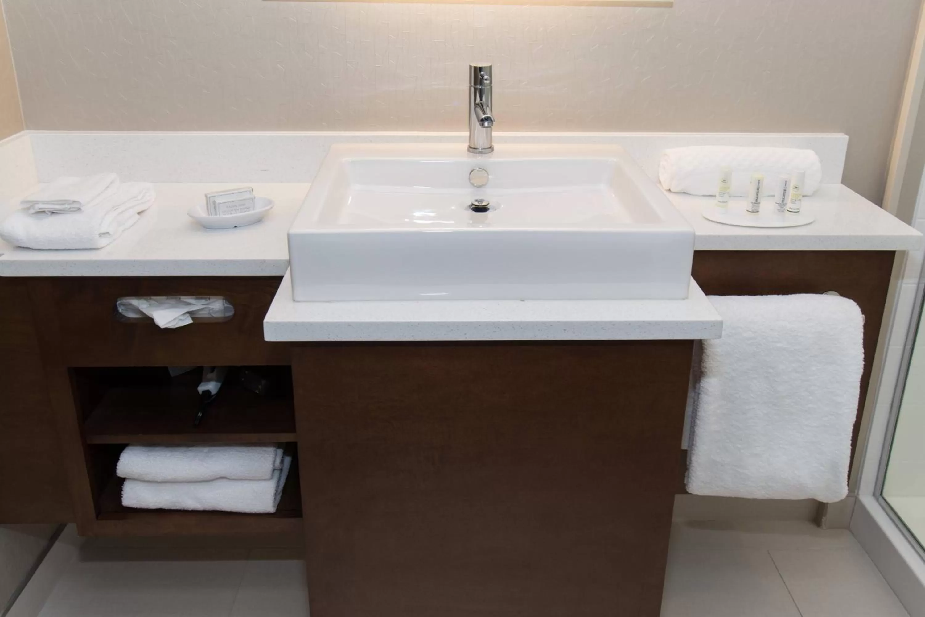 Bathroom in SpringHill Suites by Marriott Charlotte Ballantyne