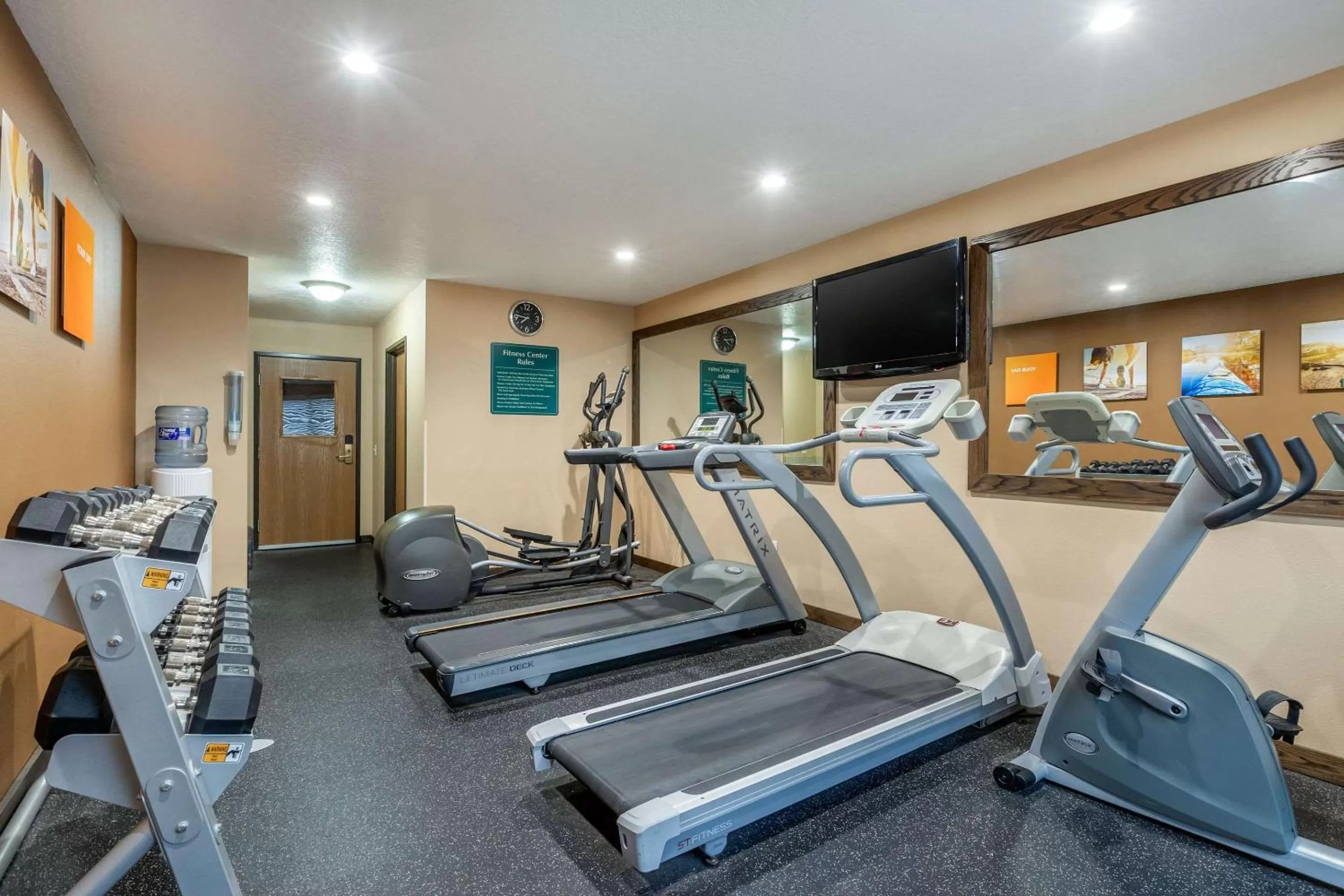 Fitness centre/facilities in Comfort Inn Story City
