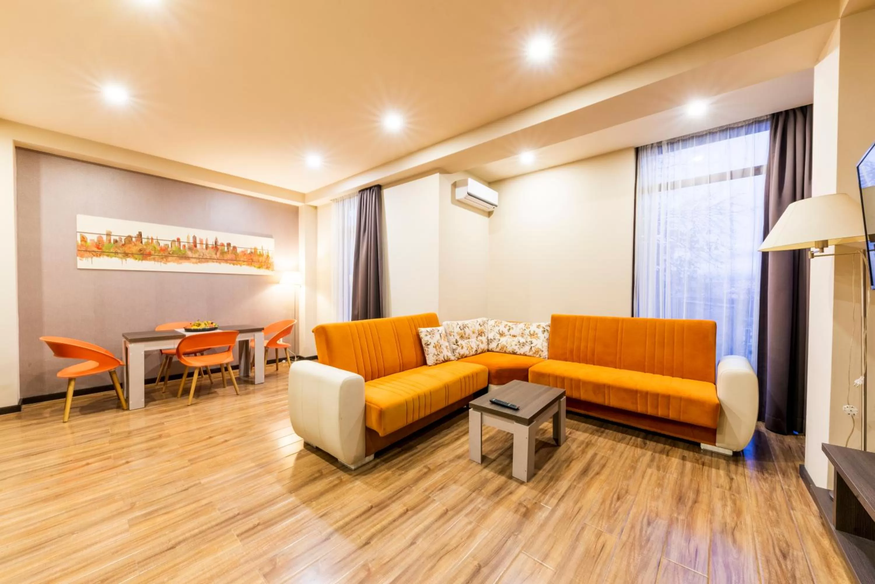 Living room in Sani Apart Hotel