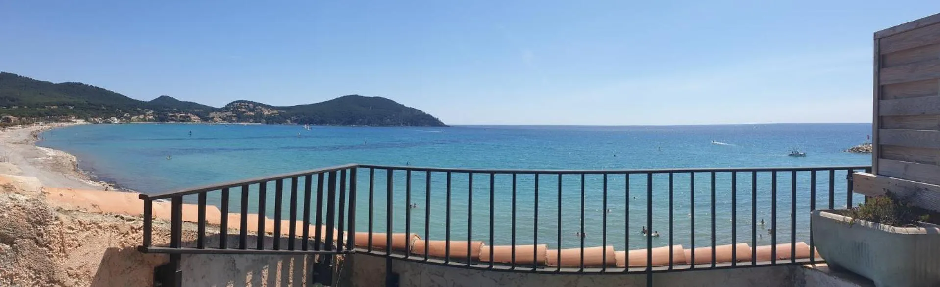 Sea view in Hotel Chanteplage