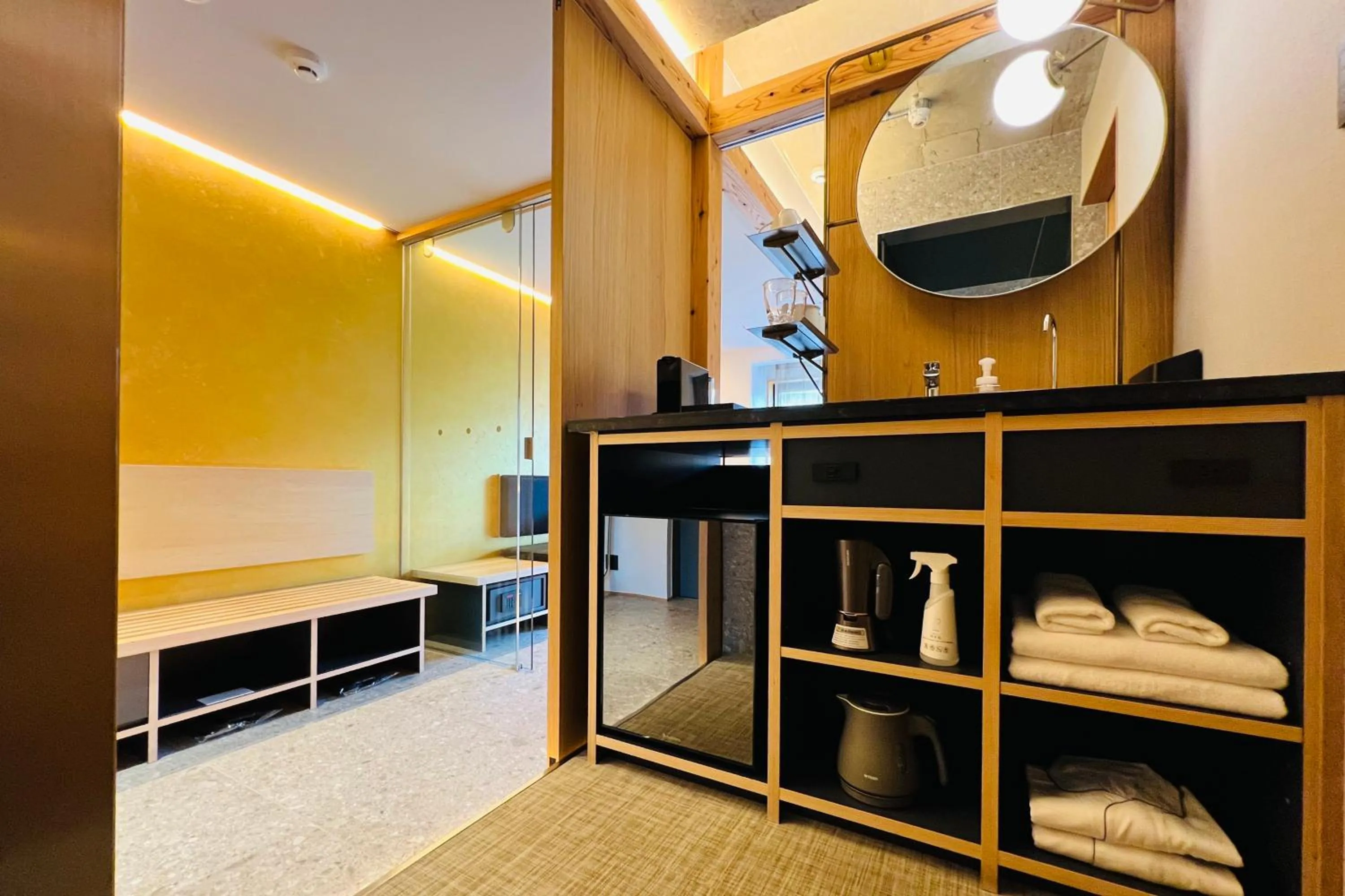 Photo of the whole room, Bed in Kyoto ITOYA Hotel Mon