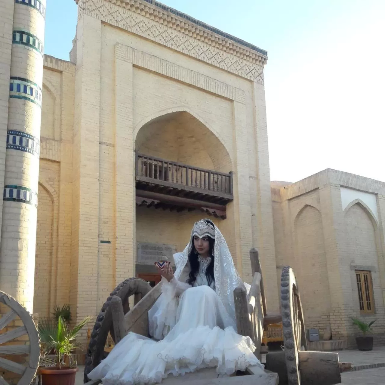 Property building in madrasah Polvon-Qori boutique hotel XIX century