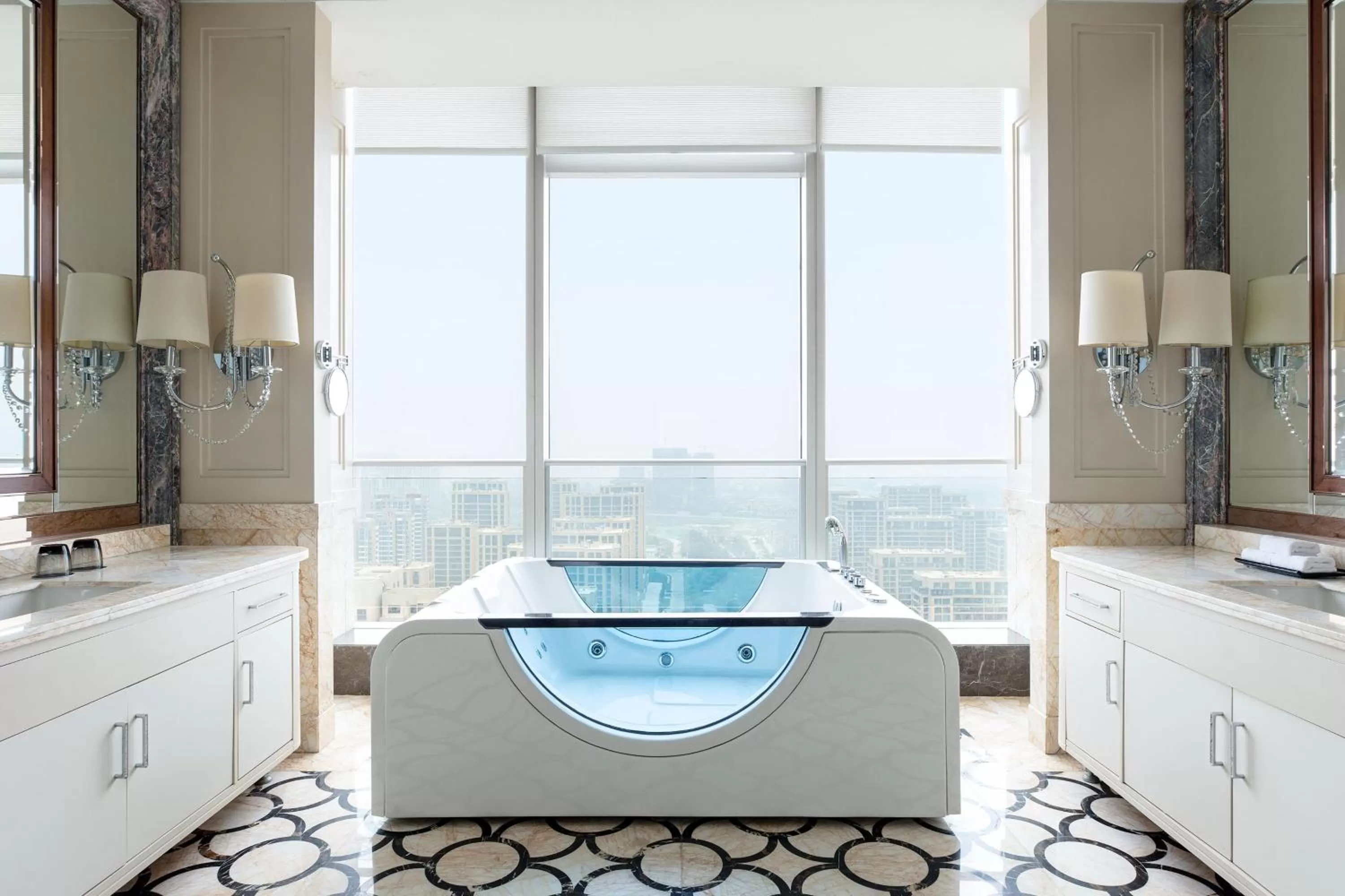 Bathroom in Sheraton Qingdao Jiaozhou Hotel