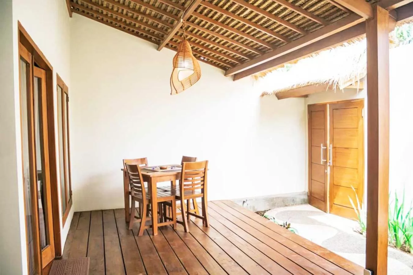 Balcony/Terrace in Gili One Resort