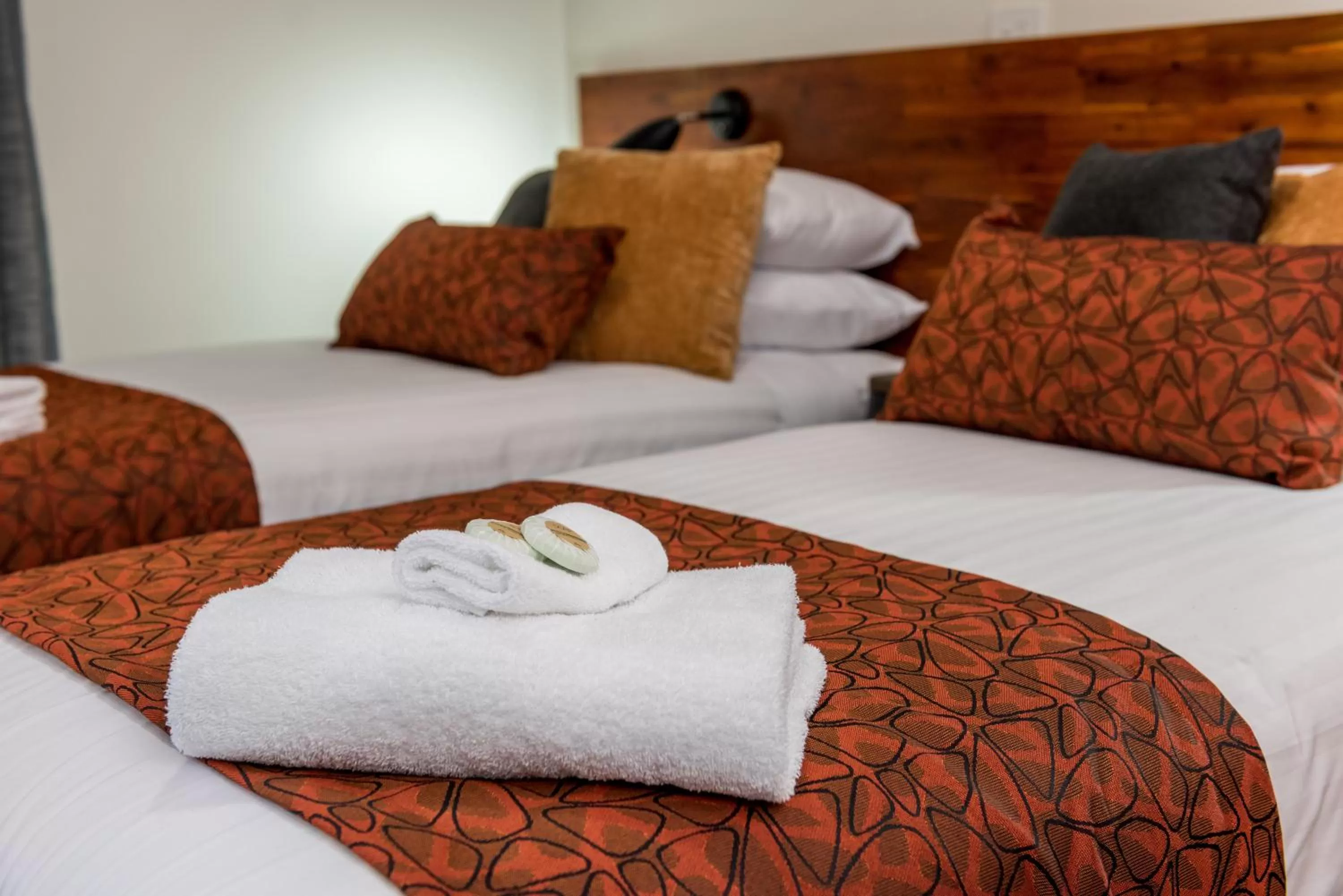 Bed in Black Sheep Motel Goulburn