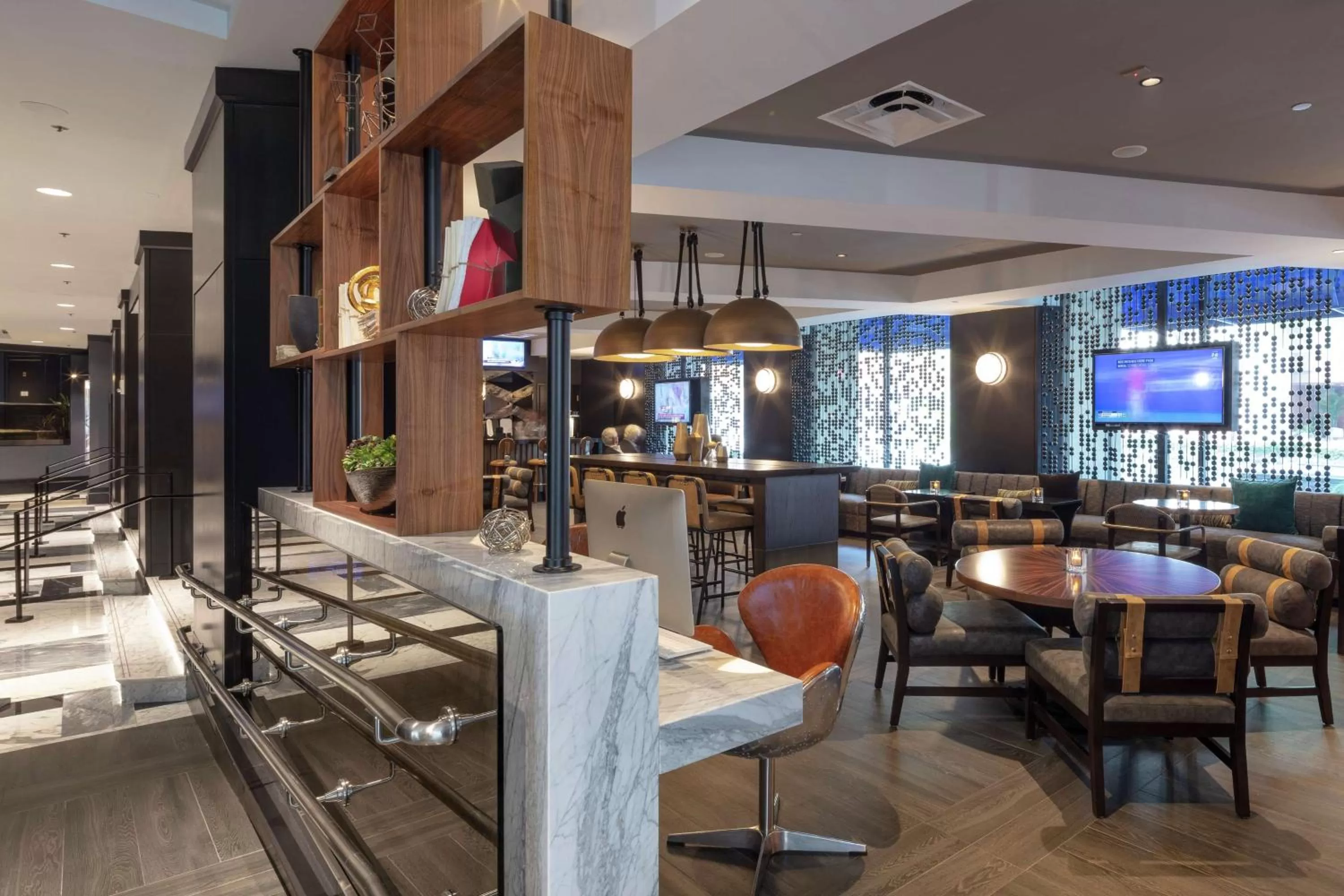 Lobby or reception in Hilton Boston Back Bay