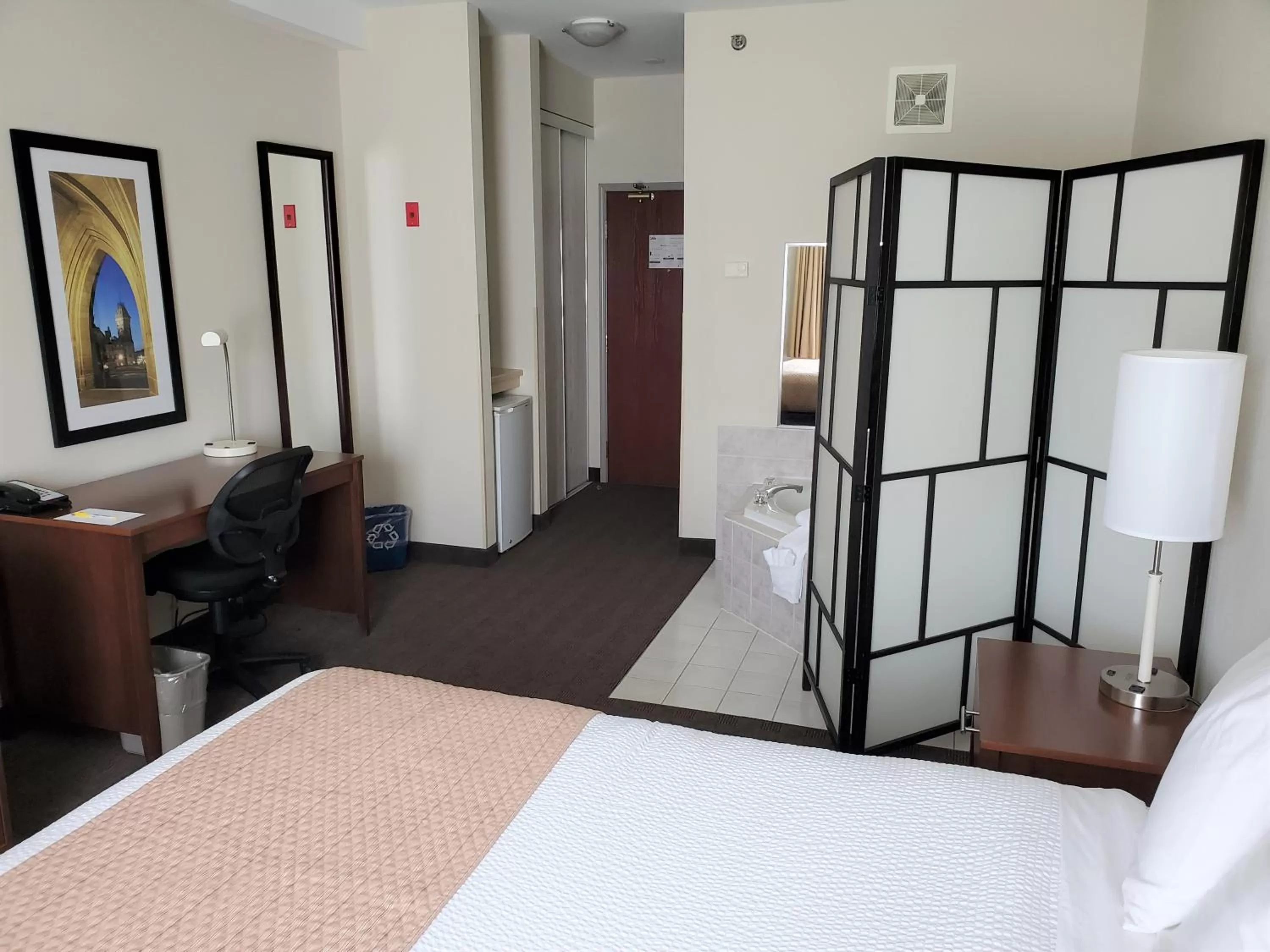 Bed in Days Inn by Wyndham Ottawa Airport