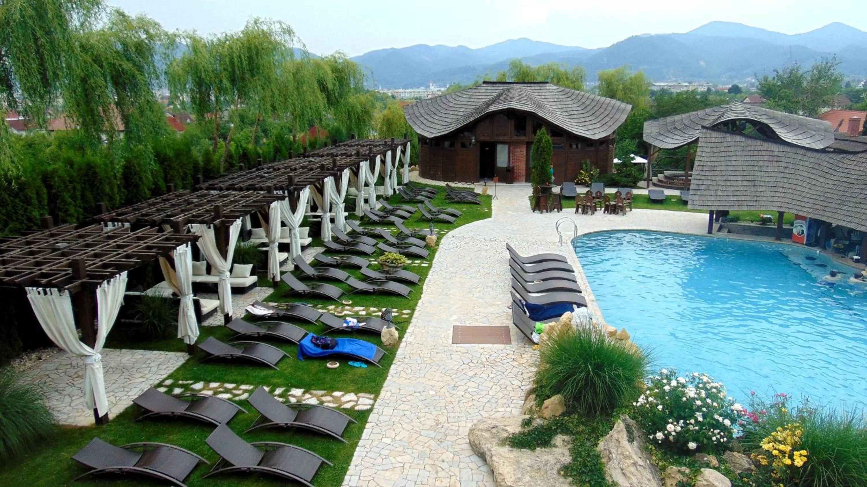 Swimming pool in Castel Transilvania