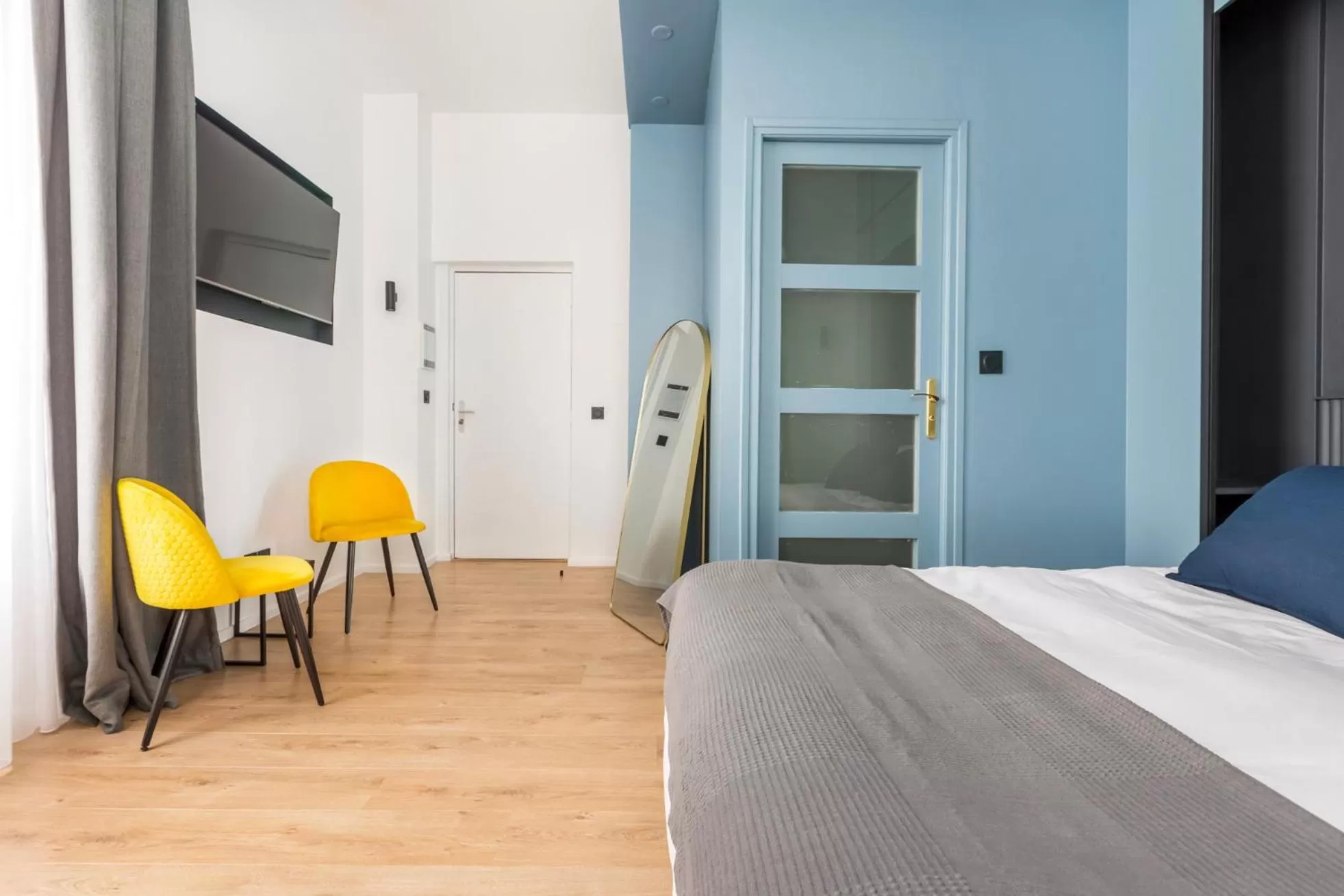 Bedroom, Bed in Au Chat Qui Dort Lille - Villa Gounod